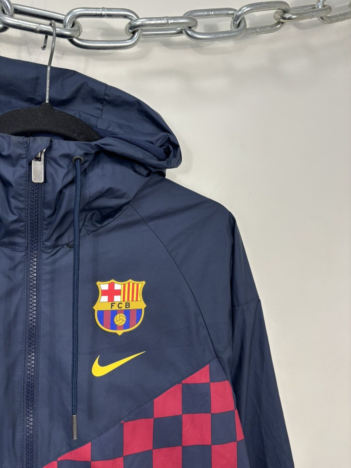 Nike Nike Barcelona Men’s Full Zip Chess Training Soccer Jacket Size US S / EU 44-46 / 1 - 7 Thumbnail