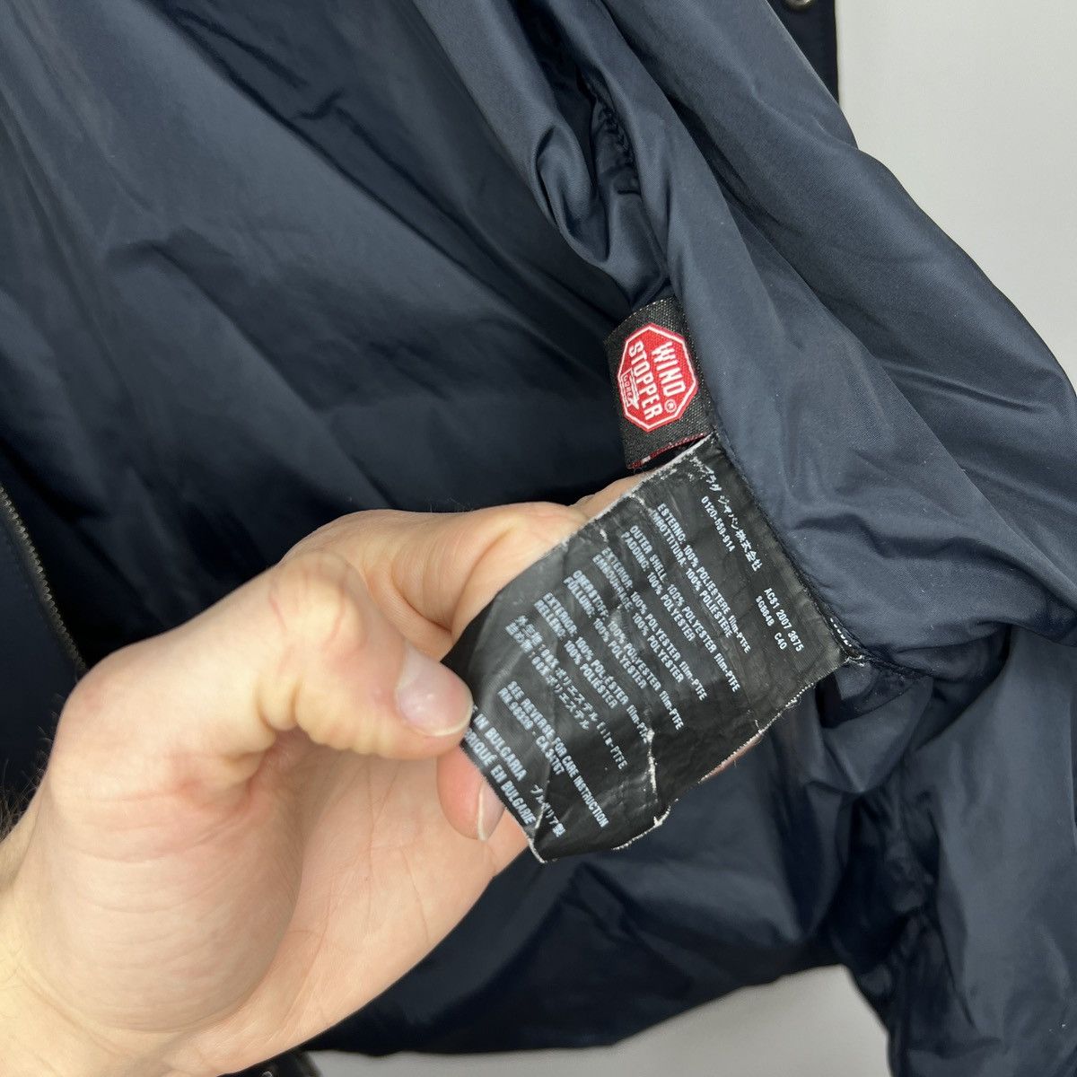 Prada Prada Nylon Jacket Wind Stopper Goretex Navy Red Logo Sleeve Size US L / EU 52-54 / 3 - 13 Thumbnail