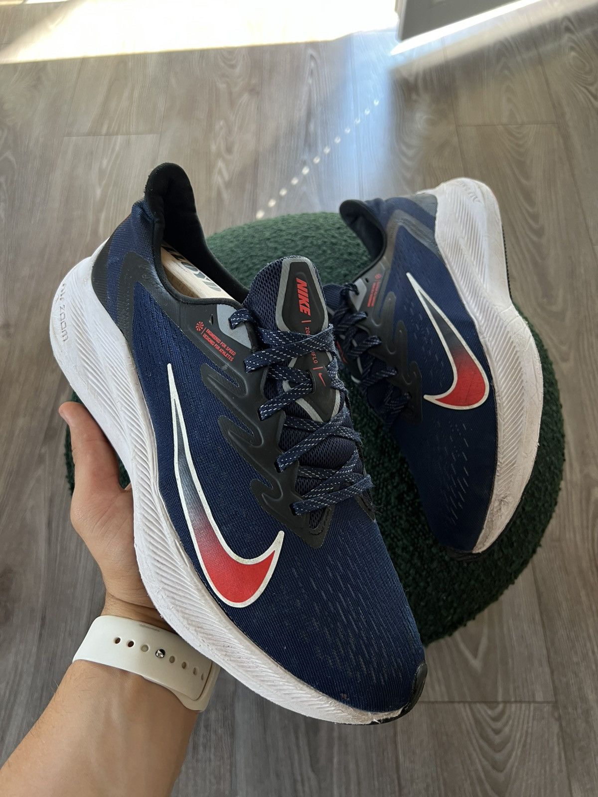 Japanese Brand × Nike ‼️Nike Running Zoom Winflo Fly Carbone Style Sneakers‼️ Size US 9.5 / EU 42-43 - 8 Thumbnail