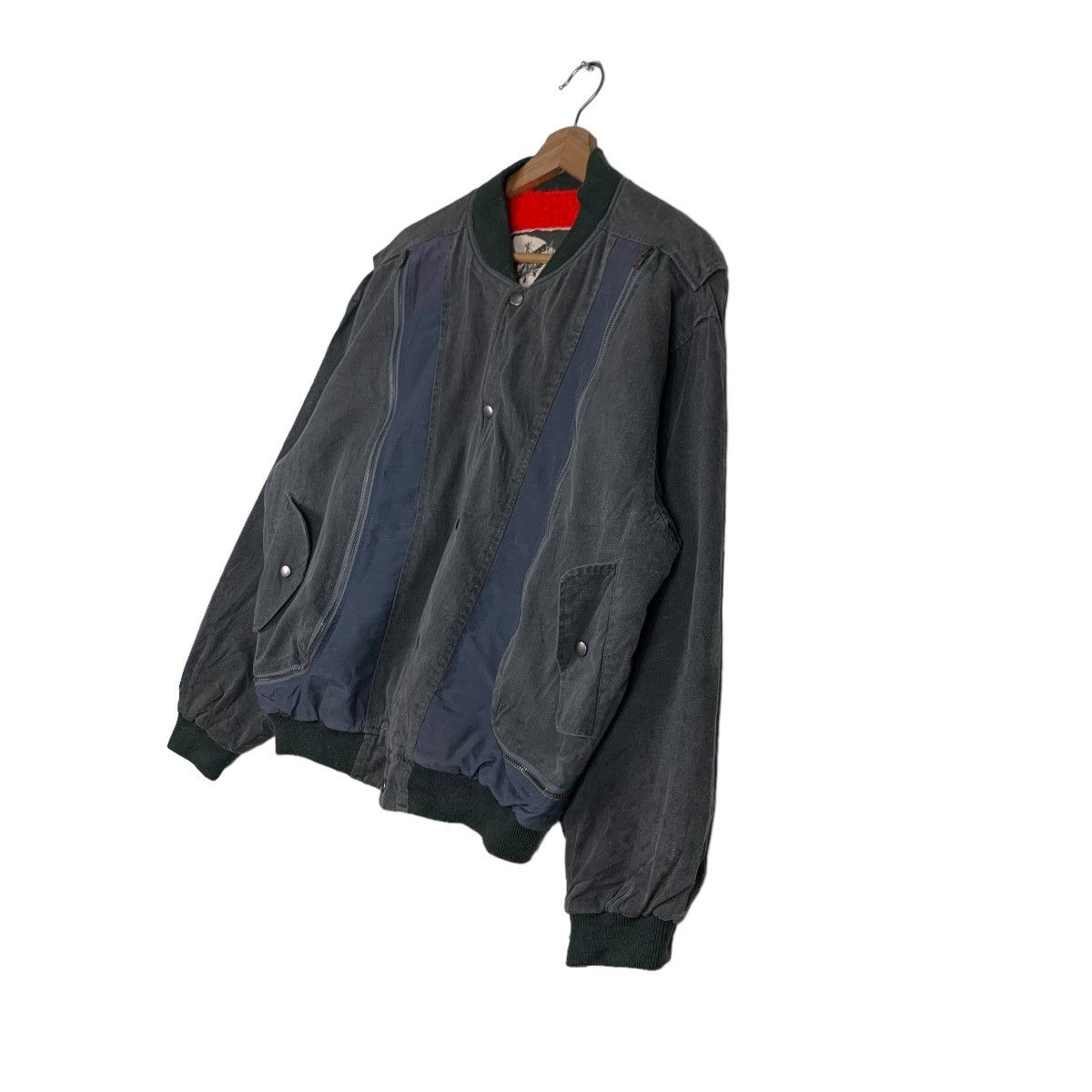 Japanese Brand GRASSLAND Parachute Bomber Jacket #0181-C9 Size US M / EU 48-50 / 2 - 2 Thumbnail