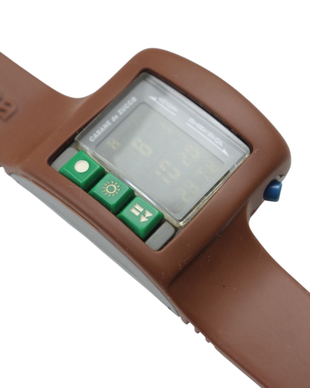 Issey Miyake × Seiko 1997 CABANE DE ZUCCA SEIKO LE CHOCOLAT DIGITAL WATCH Size ONE SIZE - 4 Thumbnail