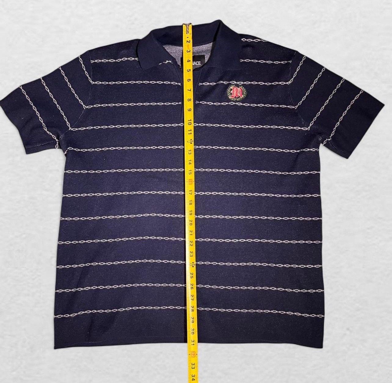Menace Navy and white striped Menace polo shirt. NEVER WORN Size US L / EU 52-54 / 3 - 2 Thumbnail