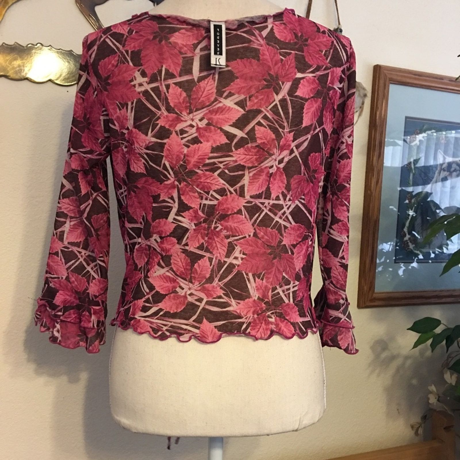 Forever 21 Forever 21 lightweight stretchy top Size L / US 10 / IT 46 - 5 Thumbnail