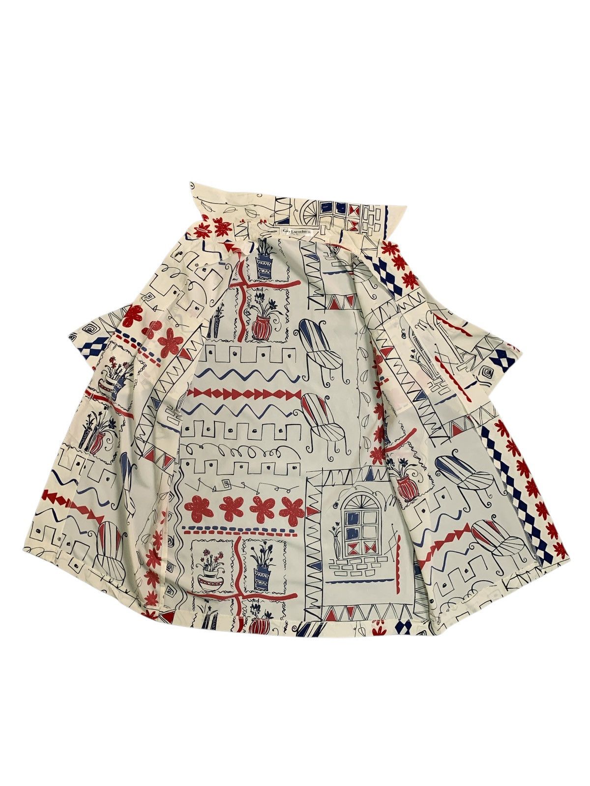 Guy Laroche Rare Design Vintage Guy Laroche Paris Short-Sleeved Blouse Size M / US 6-8 / IT 42-44 - 3 Thumbnail