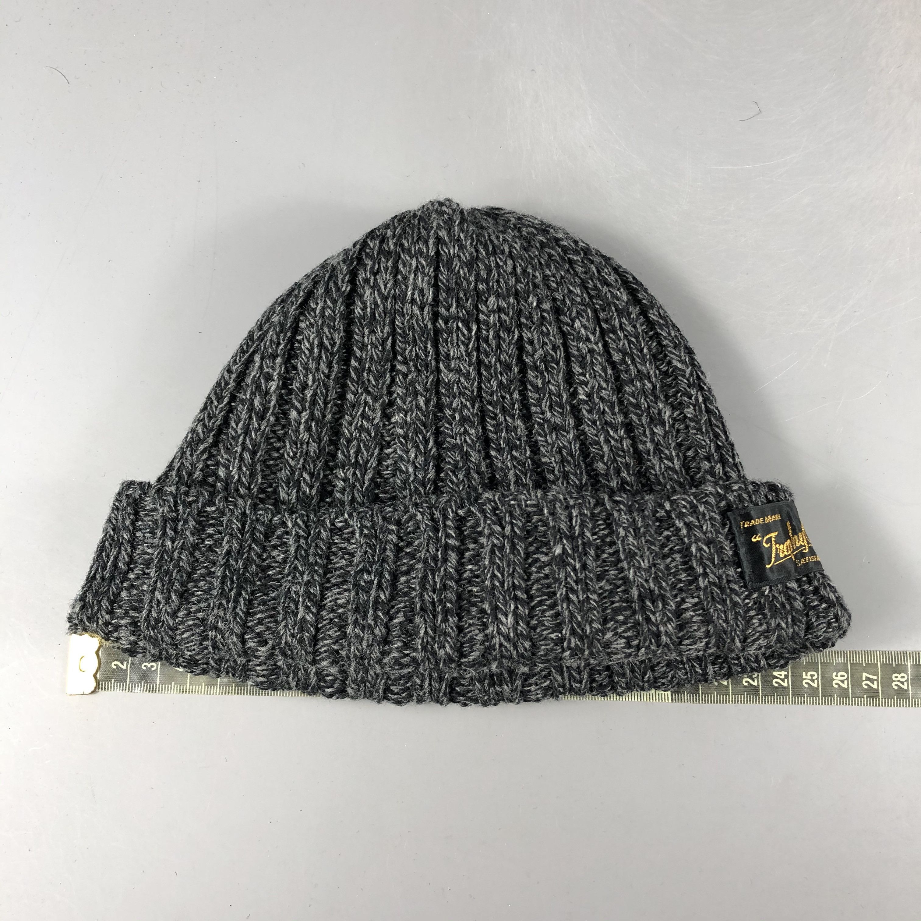 Trophy Clothing × Vintage Trophy Clothing Ribbed Beanie Snow Hat Snow Cap -D1195 Size ONE SIZE - 3 Thumbnail