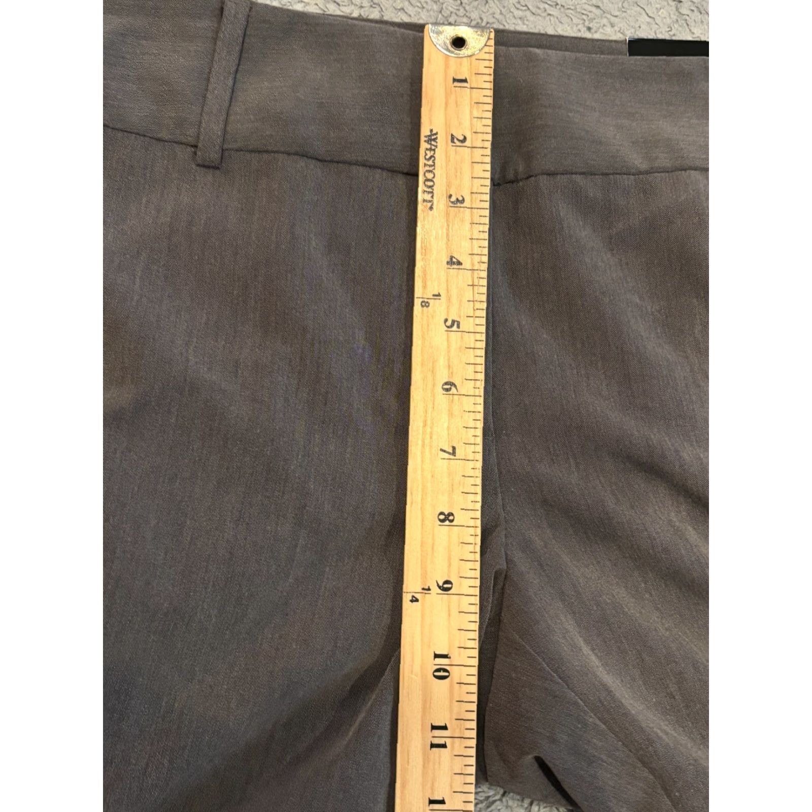 Etro NWT Axcess Dress Pants Women's 4 Gray Stretch Metro Fit Flared Leg Career Pants Womens 4 Gray Stretch Flared Leg Dress Pants Axcess Size 27" / US 4 / IT 40 - 5 Thumbnail