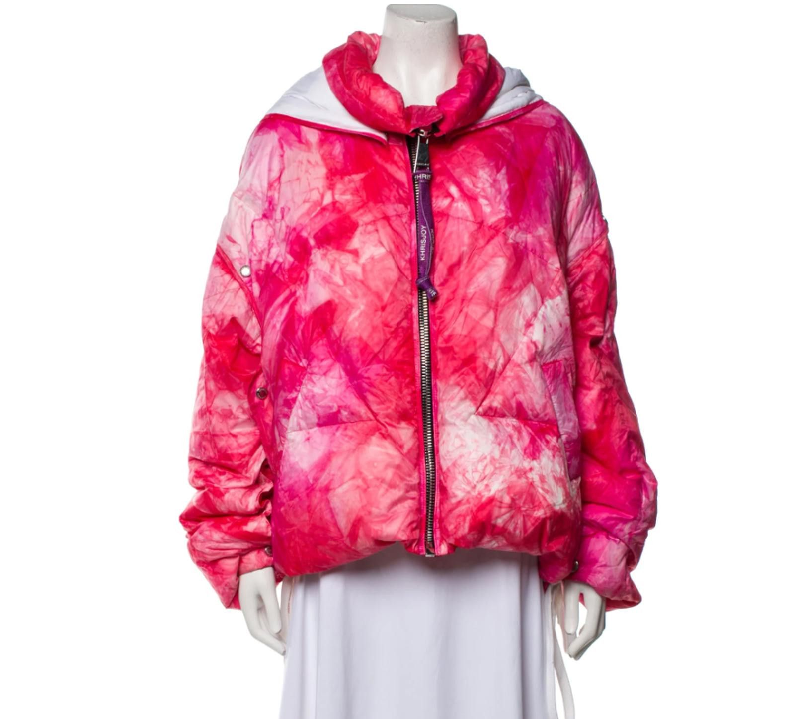 Khrisjoy Khrisjoy Printed Faux Fur Jacket Size: L Size L / US 10 / IT 46 - 1 Thumbnail