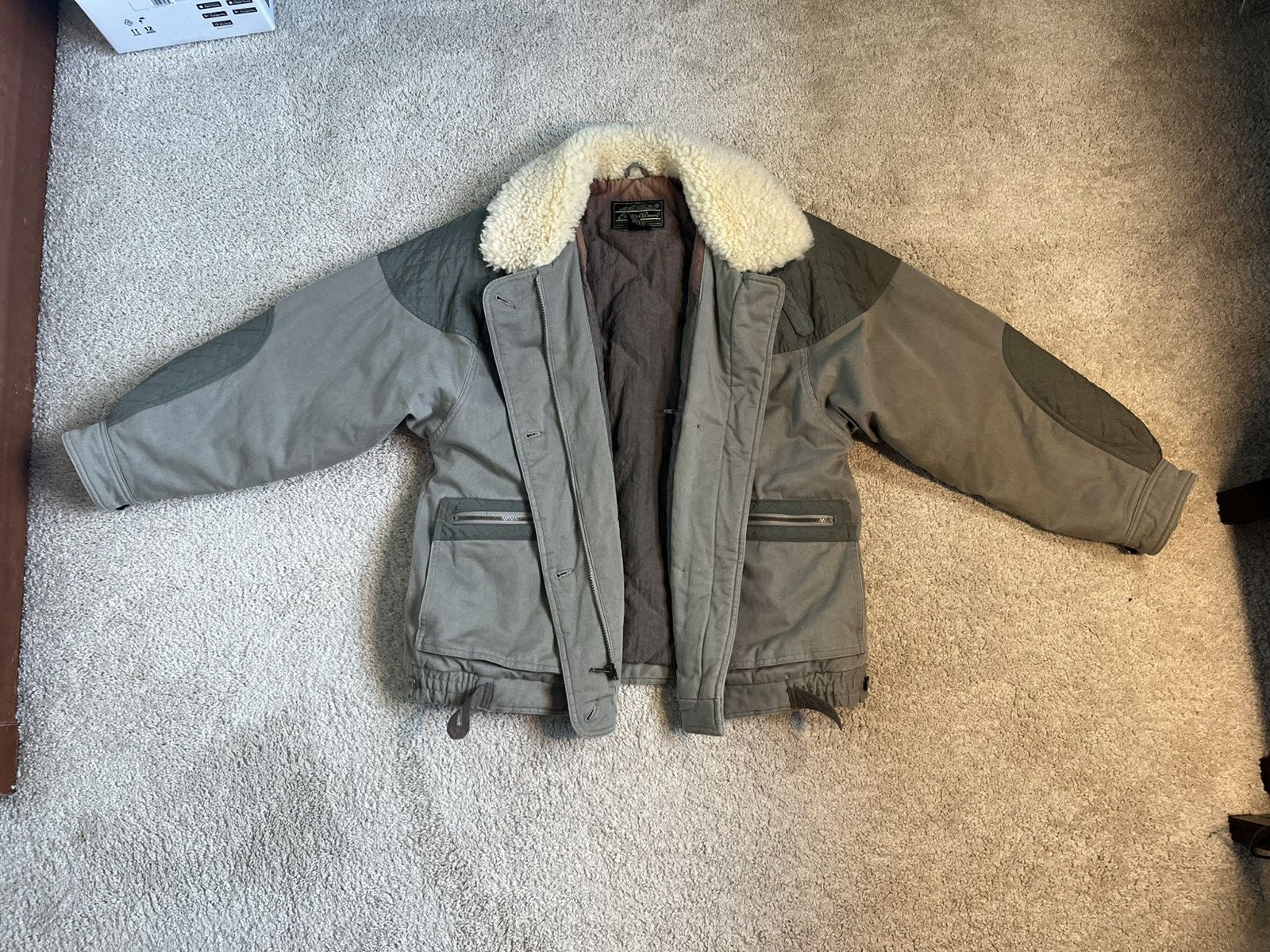 Eddie Bauer Vintage Eddie Bauer Goose Down Jacket With Sherpa Collar Size US L / EU 52-54 / 3 - 3 Thumbnail