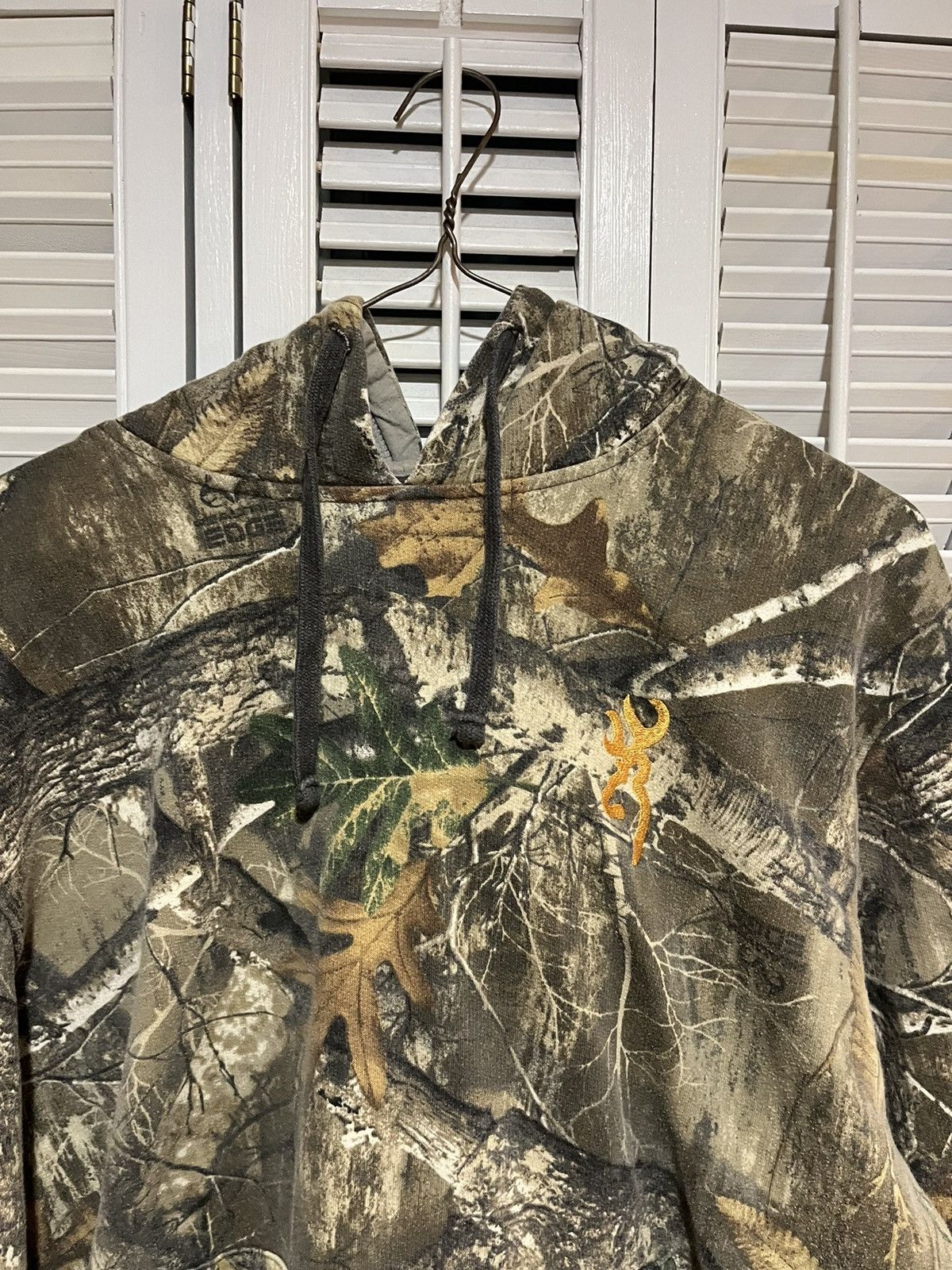 Vintage y2k camo hoodie Size 30 - 3 Thumbnail