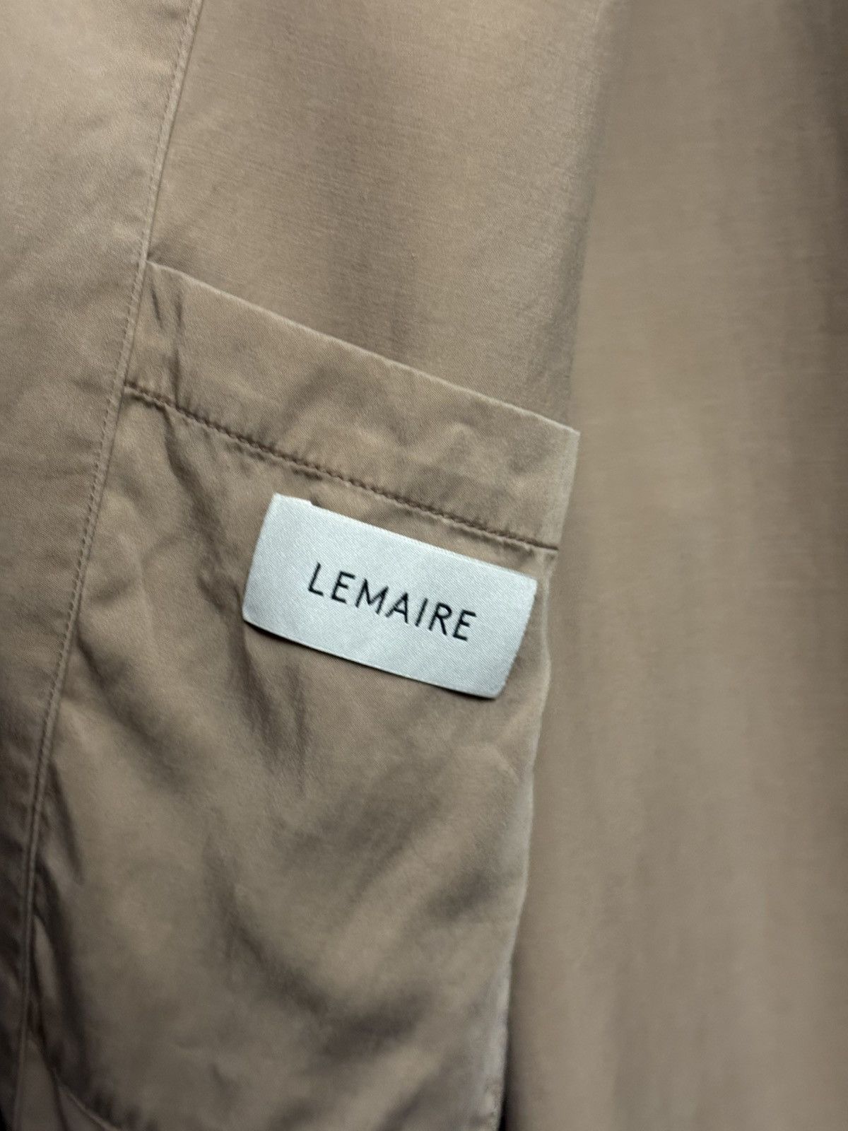 Lemaire Lemaire man viscose light brown blazer Size US M / EU 48-50 / 2 - 2 Thumbnail