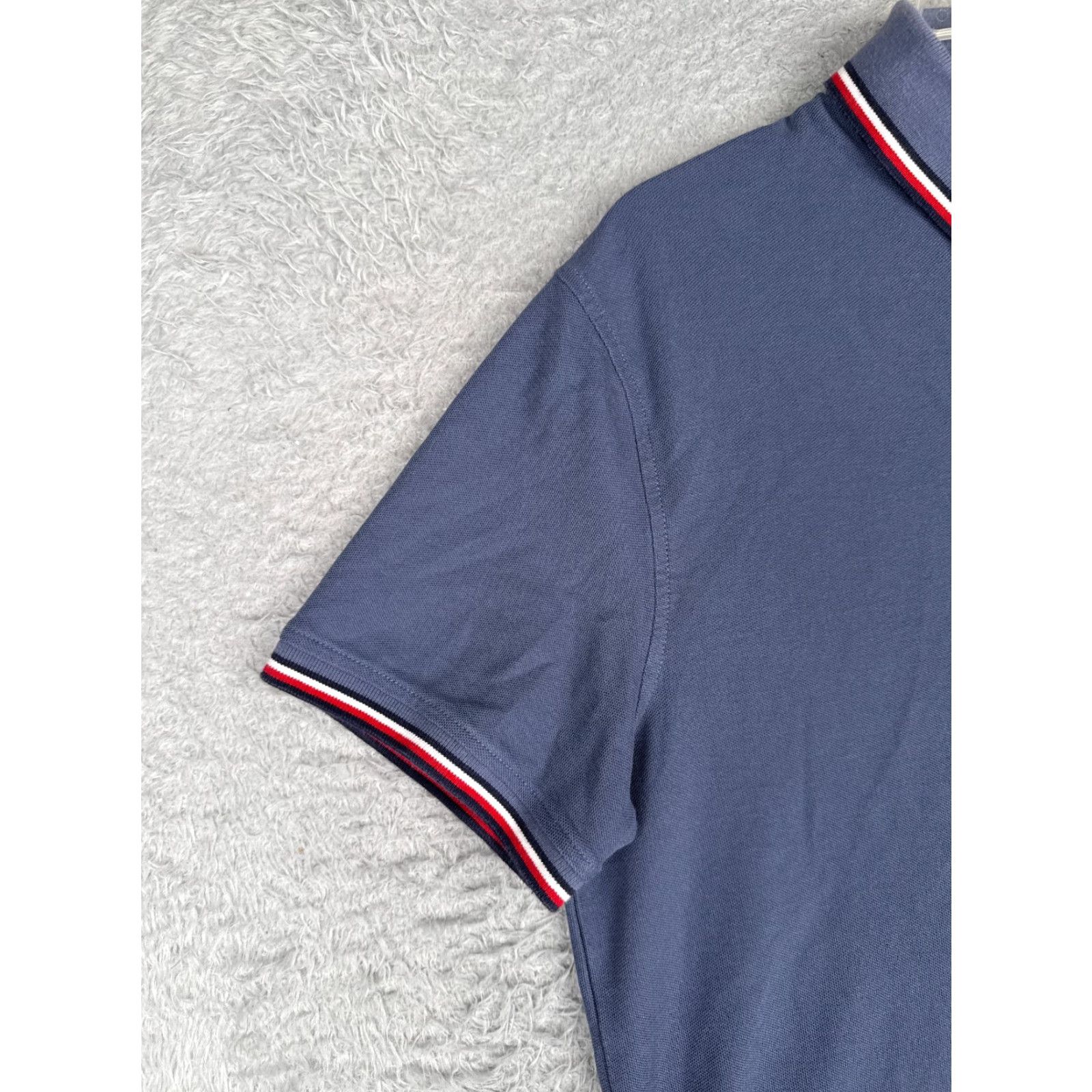 Tommy Hilfiger Tommy Hilfiger Polo Shirt Men Large Blue Cotton Blend Short Sleeve Golfer Size US L / EU 52-54 / 3 - 3 Thumbnail
