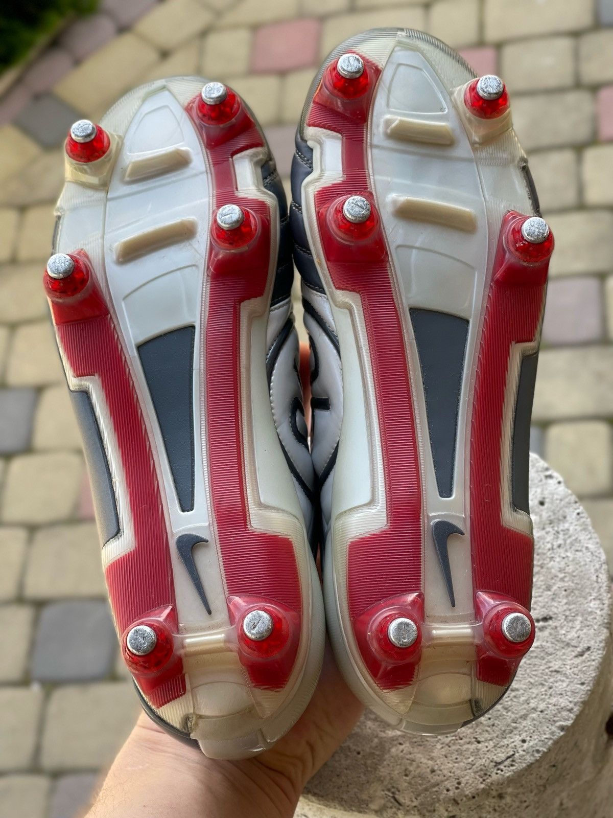 Vintage Vintage Nike Total 90 Air Zoom Gray Football Soccer Cleats Size US 8 / EU 41 - 7 Thumbnail