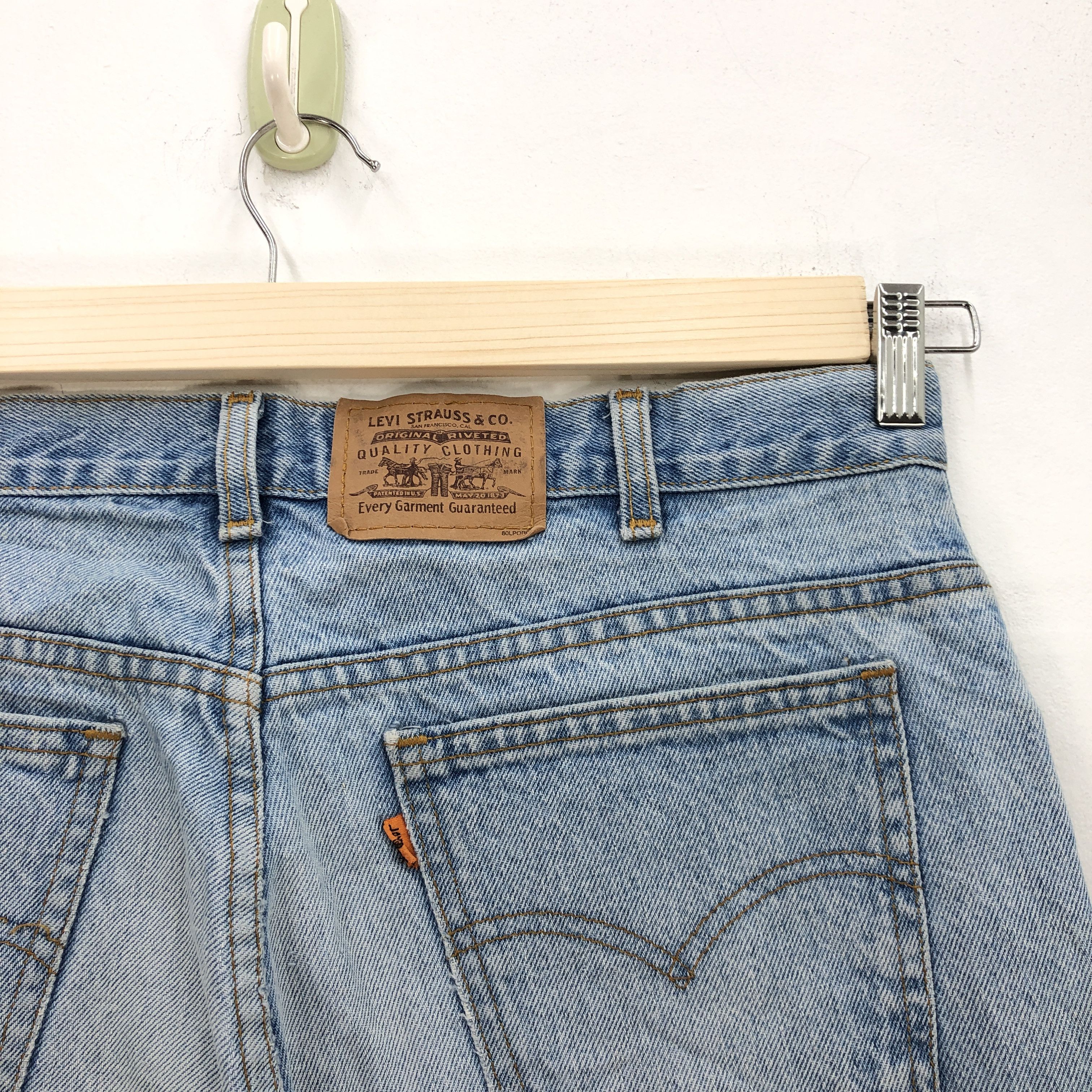 Levi's Vintage 90s Levis Sun Faded Jeans Levi's Light Wash Denim Size US 34 / EU 50 - 5 Thumbnail