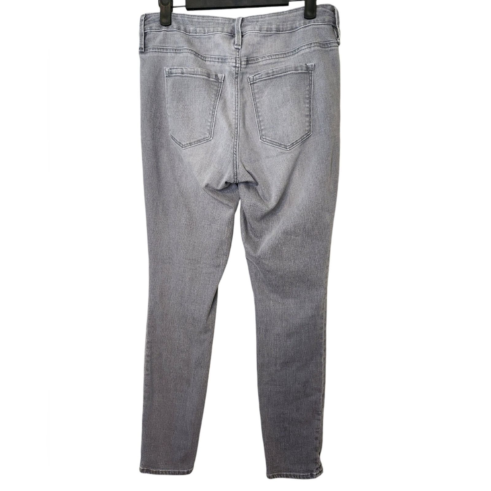 Athleta Athleta Sculptek Skinny Gray Wash Jeans 28 Size 28" / US 6 / IT 42 - 5 Thumbnail