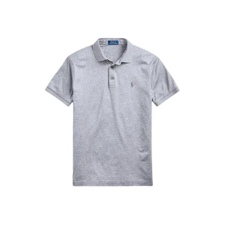Polo Ralph Lauren Polo Ralph Lauren Men's Custom Slim Fit Gray Polo Size US S / EU 44-46 / 1 - 1 Thumbnail