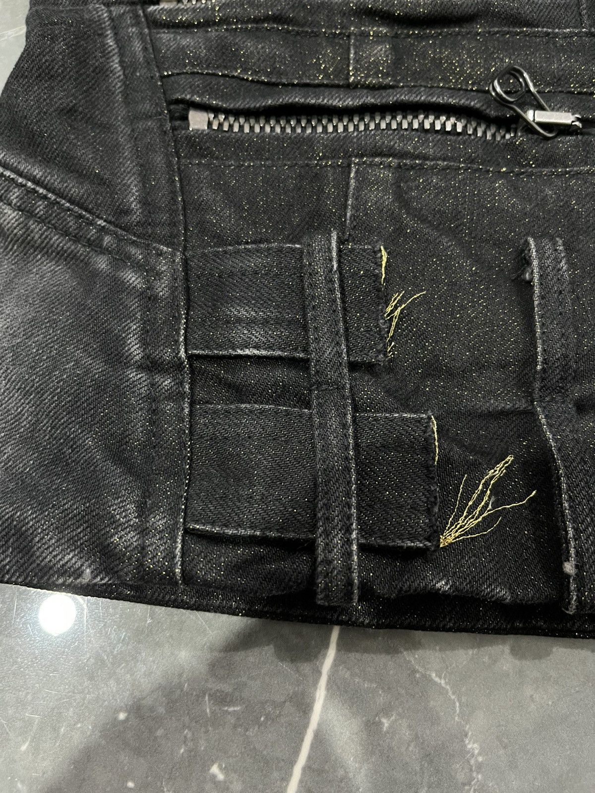 Balmain BALMAIN DECARNIN BLACK GOLD JACKET Size S / US 4 / IT 40 - 12 Thumbnail