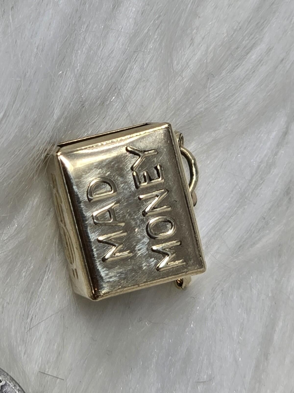 Monet Vintage 14K Gold Mad Money Emergency Break Glass Charm 3.6g Size ONE SIZE - 4 Thumbnail