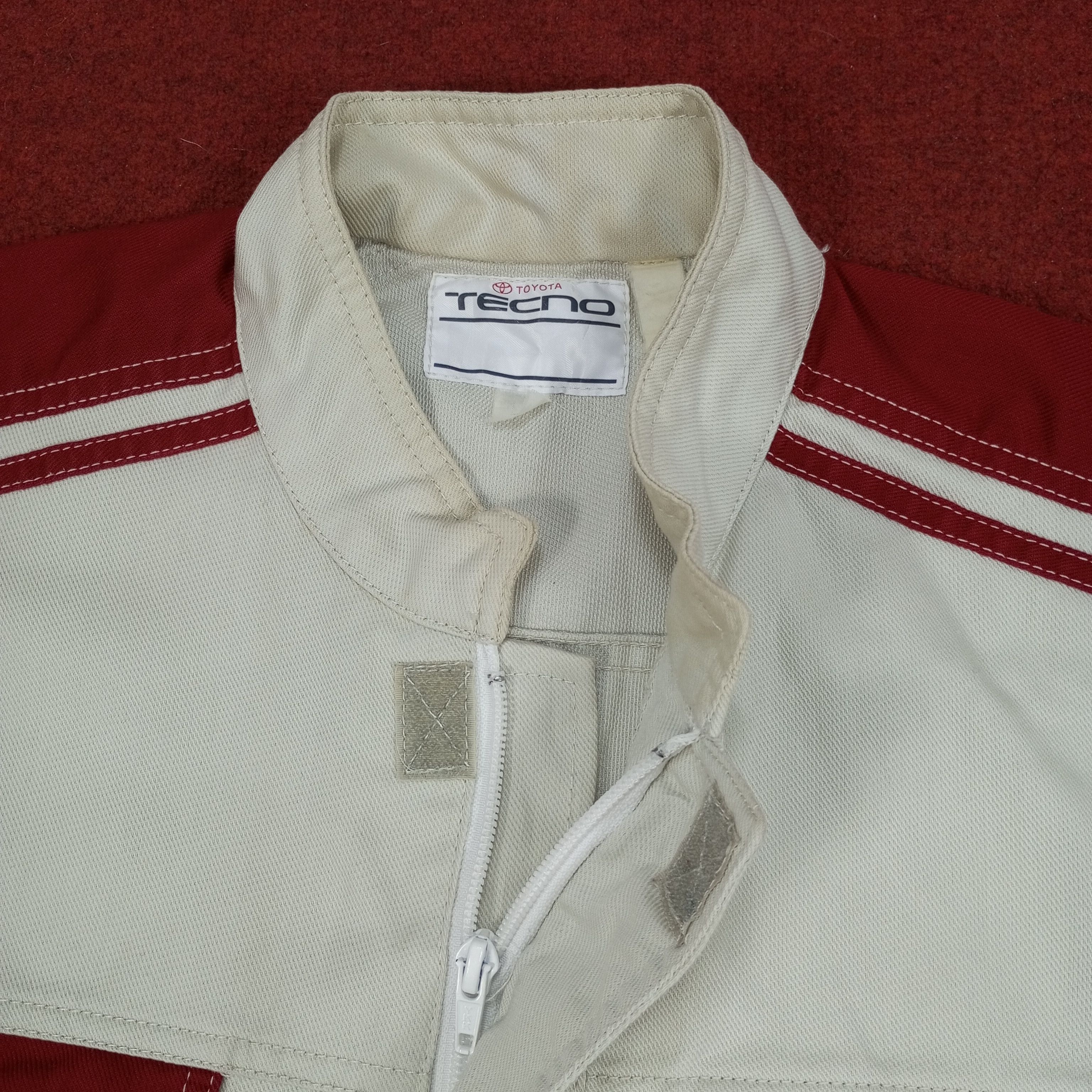 Japanese Brand × Vintage Toyota Tecno Motorsports Racing Style Coverall Jacket Size US M / EU 48-50 / 2 - 9 Thumbnail