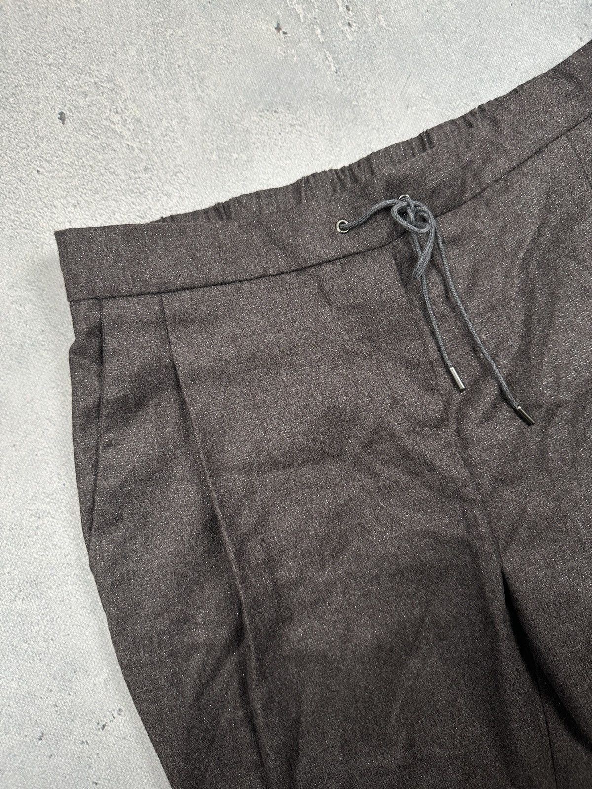 Fabiana Filippi Fabiana Filippi Italy Brown Wool Blend Drawstring Trousers Size 32" / US 10 / IT 46 - 16 Thumbnail