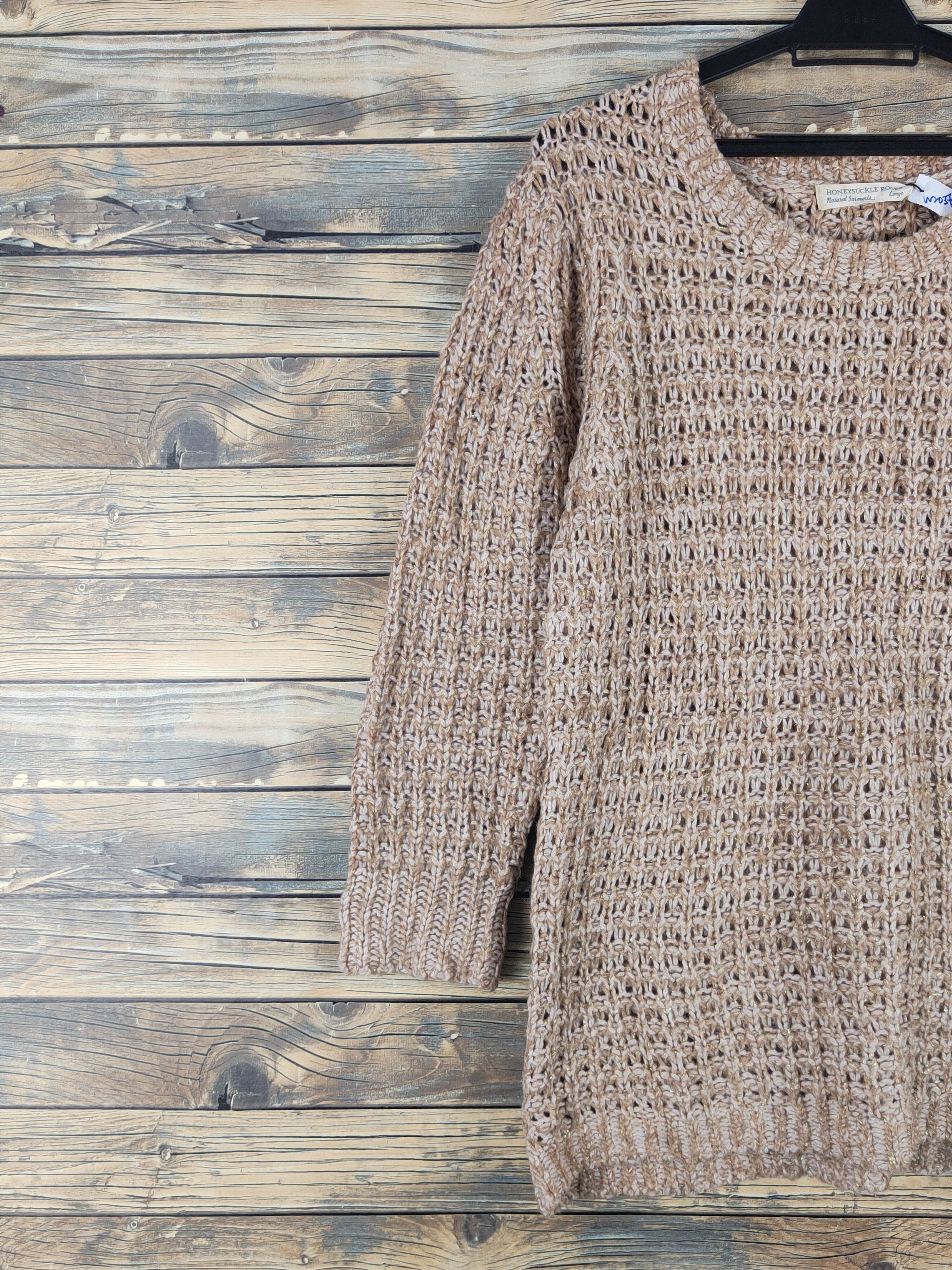 Japanese Brand × Vintage Honeysuckle Rose Brown Knitwear Sweatshirts #W2037 Size L / US 10 / IT 46 - 3 Thumbnail