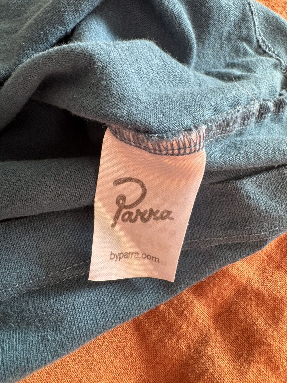 By Parra By Parra "Crane" Embroidered Graphic Tee - Blue - Small Size US S / EU 44-46 / 1 - 5 Thumbnail