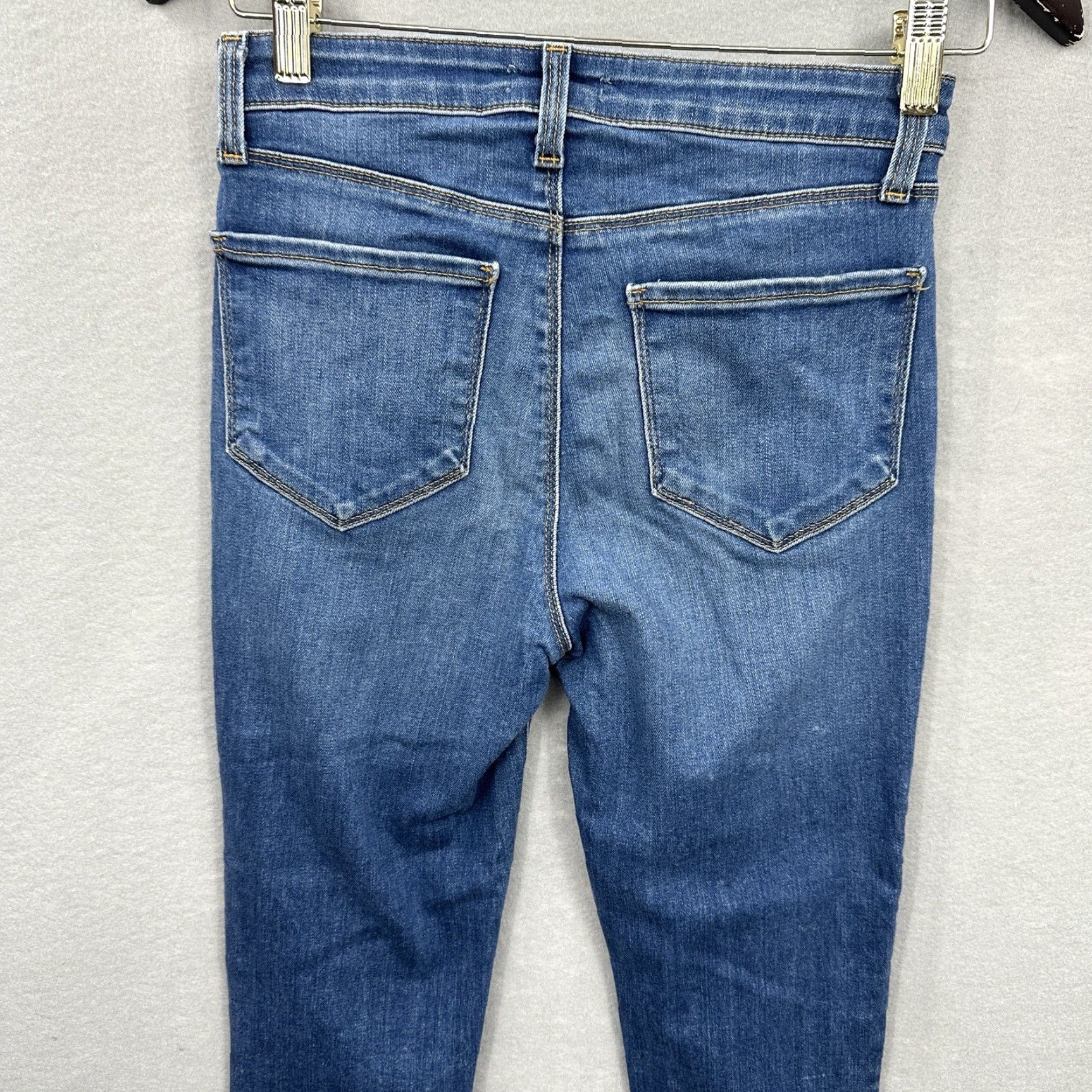 L'AGENCE L'AGENCE Jeans Womens 25 High-Rise Straight Leg Denim Blue Minimalist USA Size 42" / US 20 - 6 Thumbnail