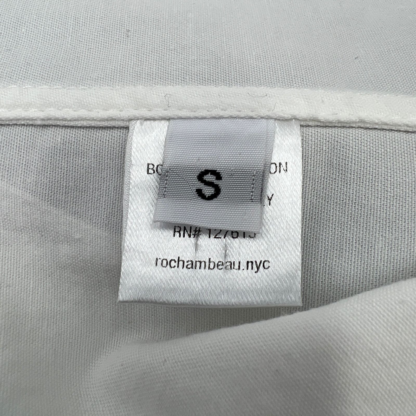 Rochambeau Rochambeau x Aaron Curry Button Up Shirt White 2018 Runway Size US S / EU 44-46 / 1 - 6 Thumbnail