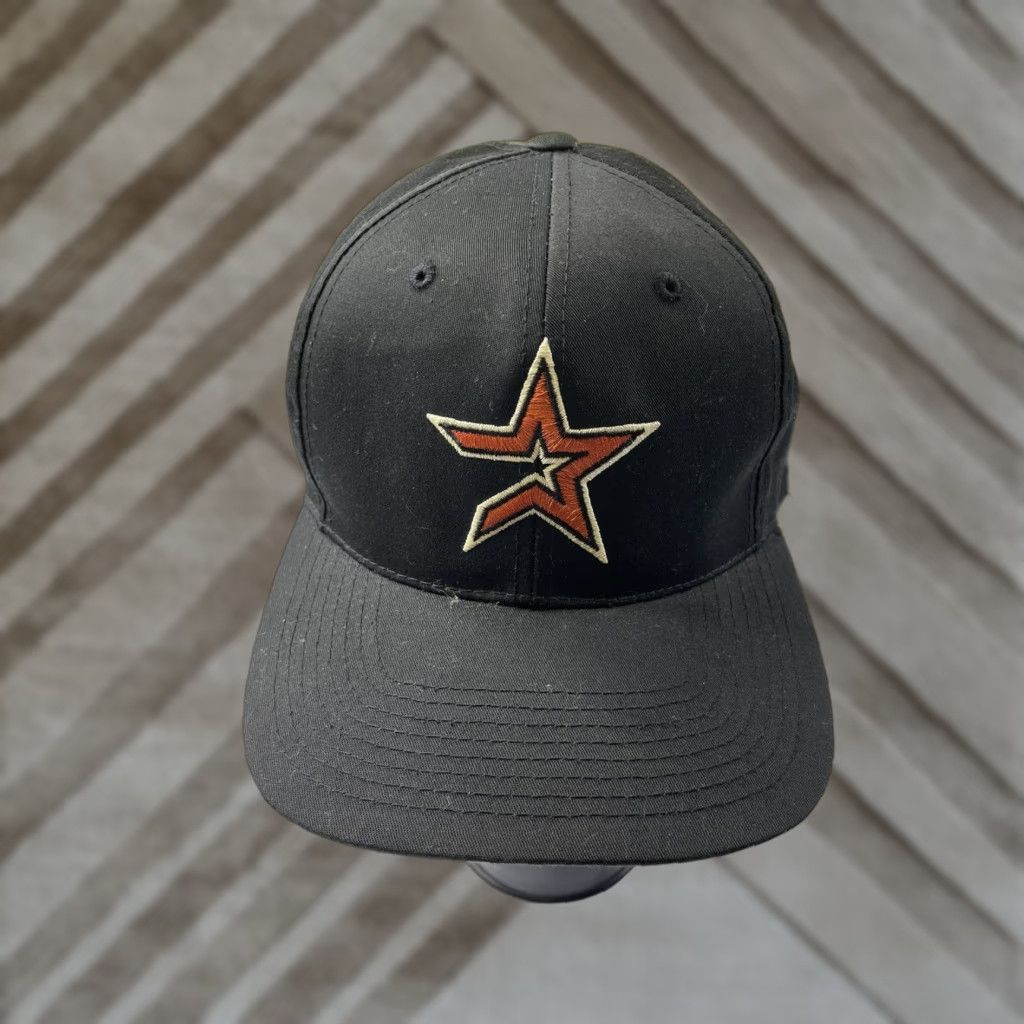 MLB VINTAGE Outdoor Cap Company Hat Snapback Black Adjustable Men Houston Astros MLB Logo Cap Size ONE SIZE - 1 Thumbnail