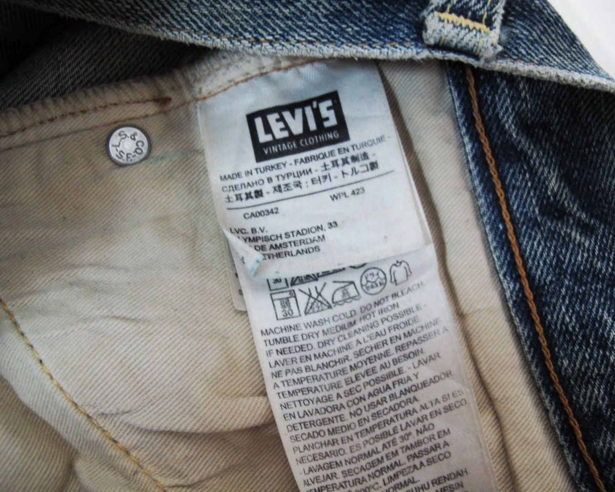 Levi's Vintage Clothing Levi’s 501Z XX Big E Selvedge 1954 Repro Rare Size US 29 - 3 Thumbnail