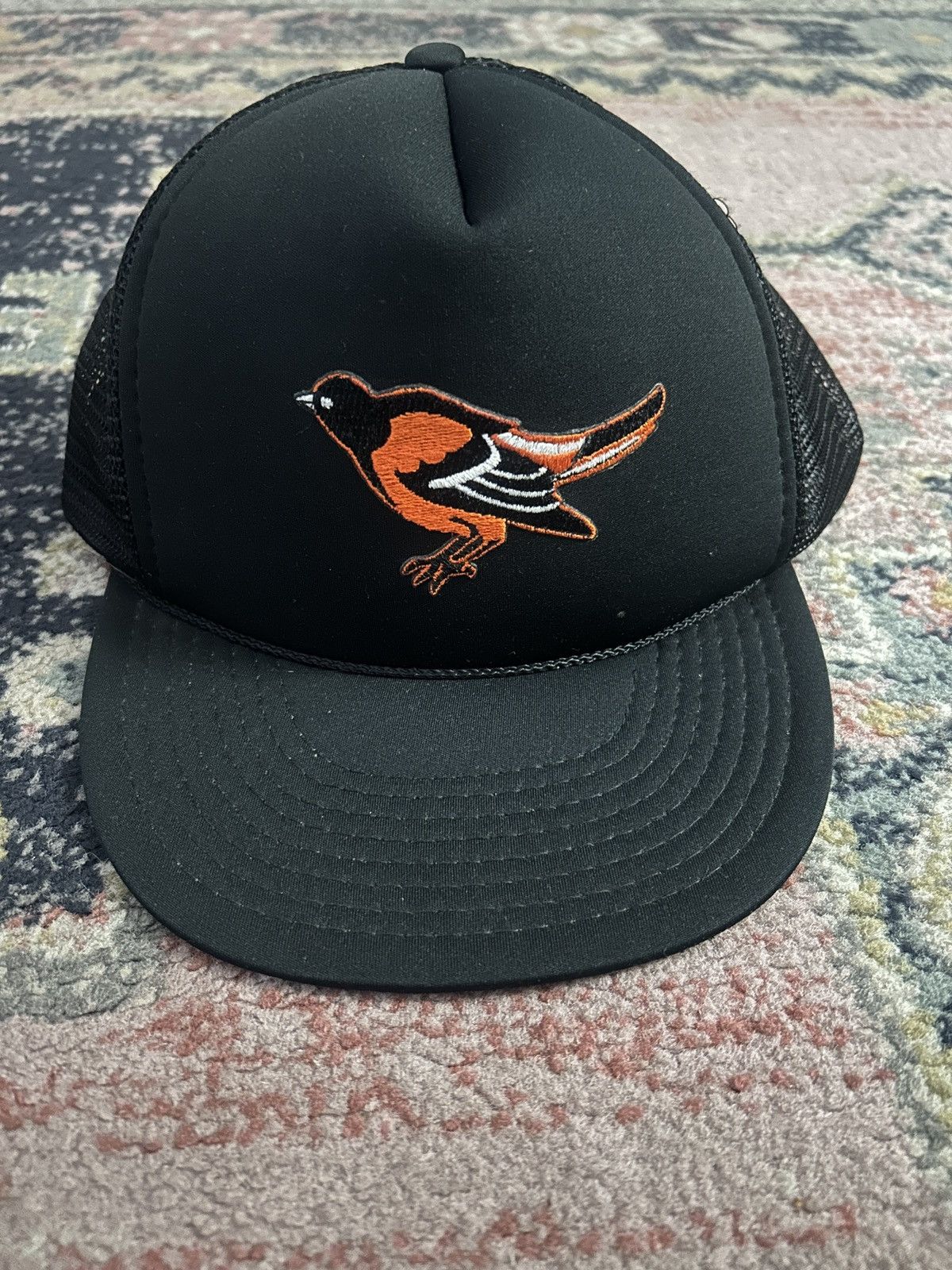 Vintage Vintage 90s Baltimore Orioles Trucker Hat Size ONE SIZE - 1 Thumbnail