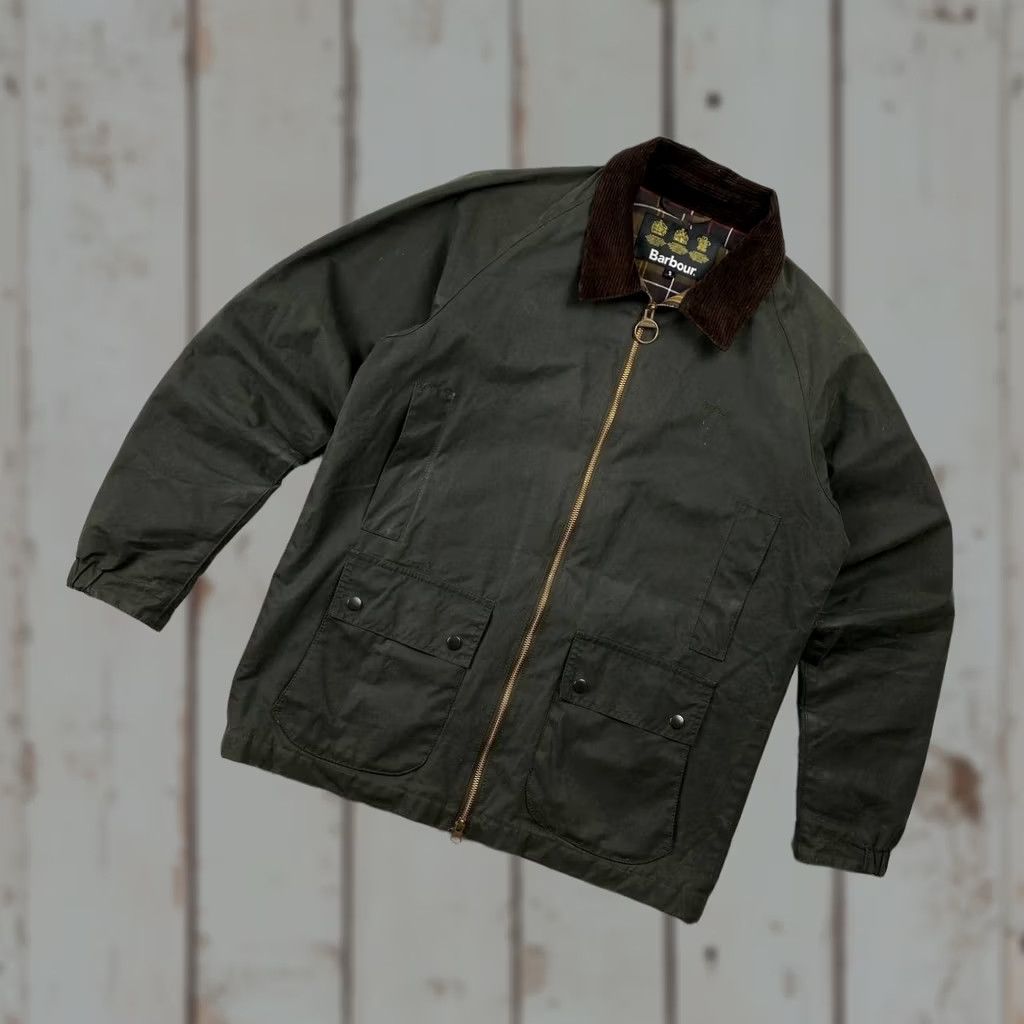 Barbour Barbour Jacket Men Size S Green Waxed Rain Coat Size US S / EU 44-46 / 1 - 1 Thumbnail