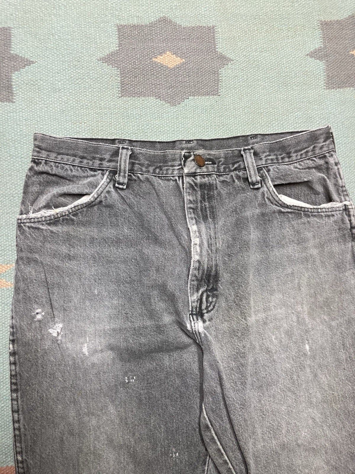 Rustler × Vintage Vintage rustler jeans faded straight distressed grunge 32x31 Size US 32 / EU 48 - 5 Thumbnail