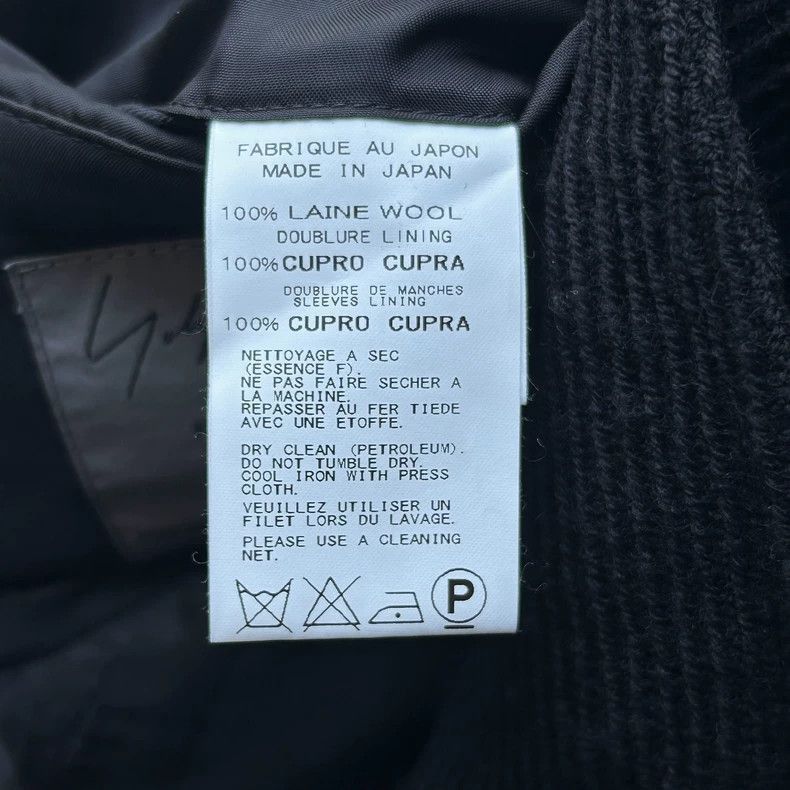 Yohji Yamamoto Yohji Yamamoto Yohji Yamamoto Black Short Jacket with Pock Size US S / EU 44-46 / 1 - 8 Thumbnail