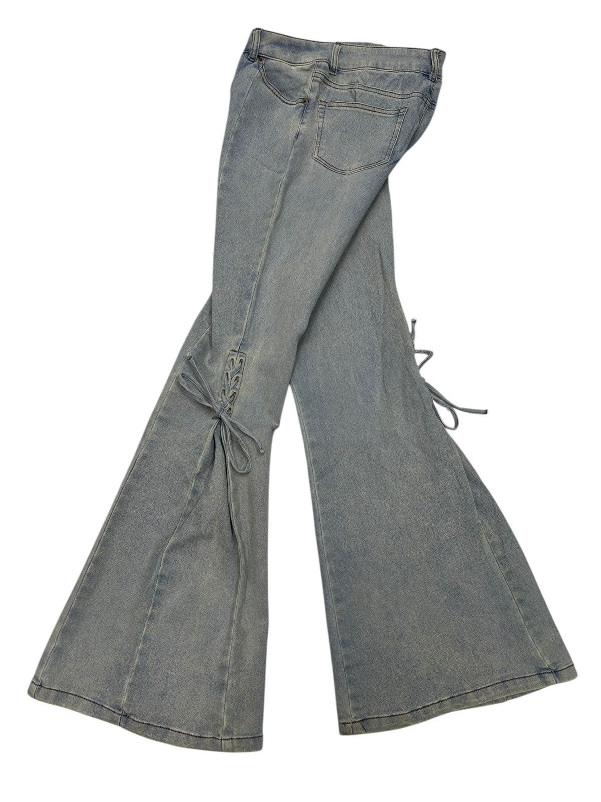 Le Grande Bleu (L.G.B.) 💥FLARE JEANS LACE UP IFSIXWASNINE LGB STYLE JEANS Size US 26 / EU 42 - 3 Thumbnail