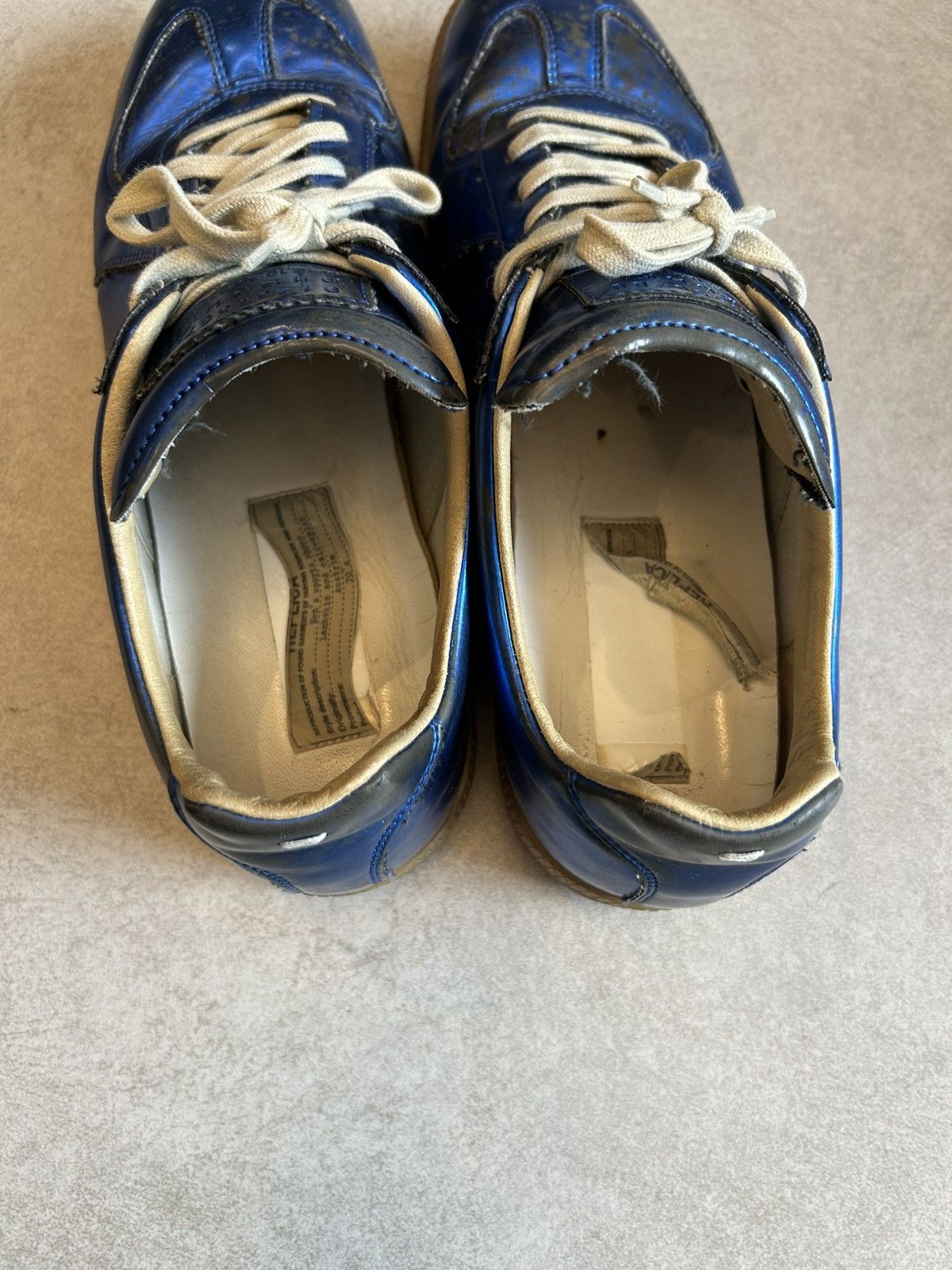 Maison Margiela RARE Margiela GAT Holographic Blue Size US 12 / EU 45 - 8 Thumbnail