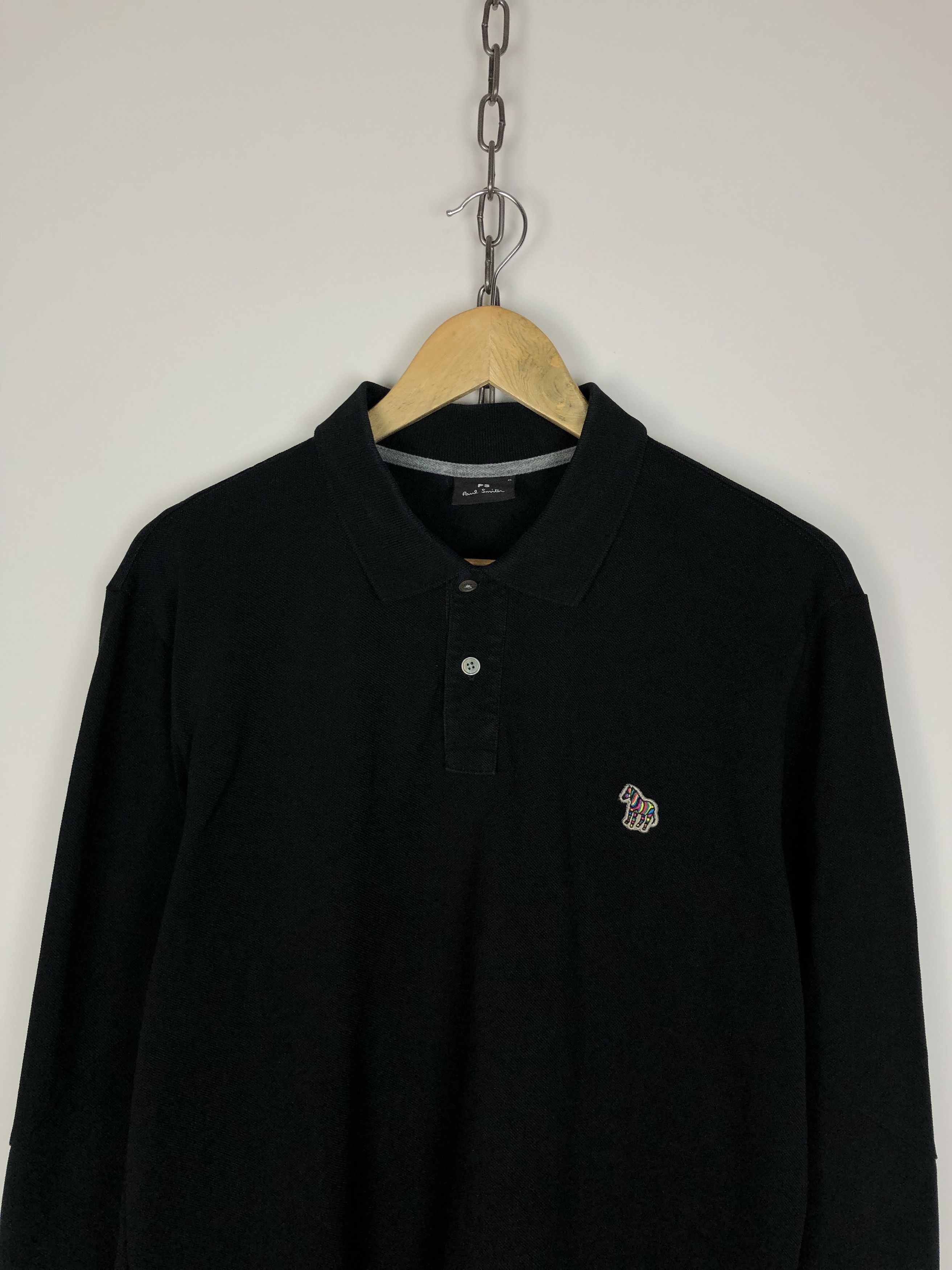 Paul Smith Paul Smith Long Sleeve Pullover Small Logo Black size M Size US M / EU 48-50 / 2 - 2 Thumbnail