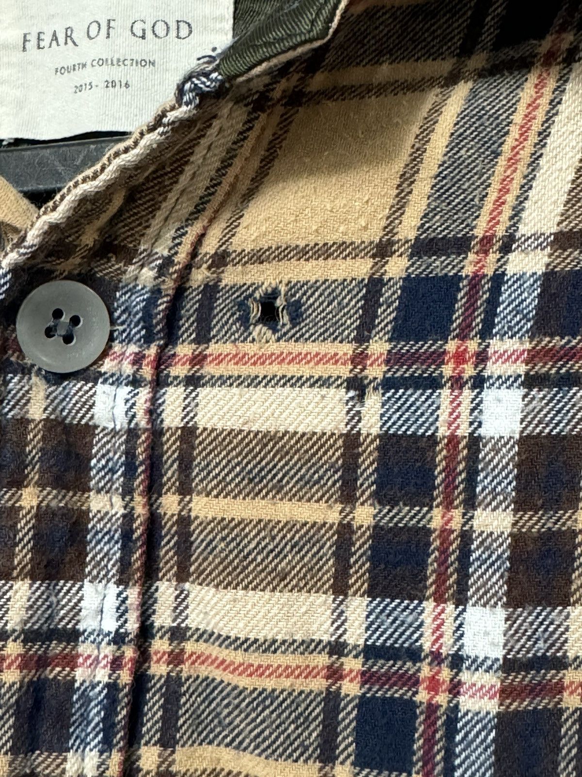 Fear of God Fear of God Fourth Collection Flannel Brown SZ Large 🔥 Size US L / EU 52-54 / 3 - 5 Thumbnail