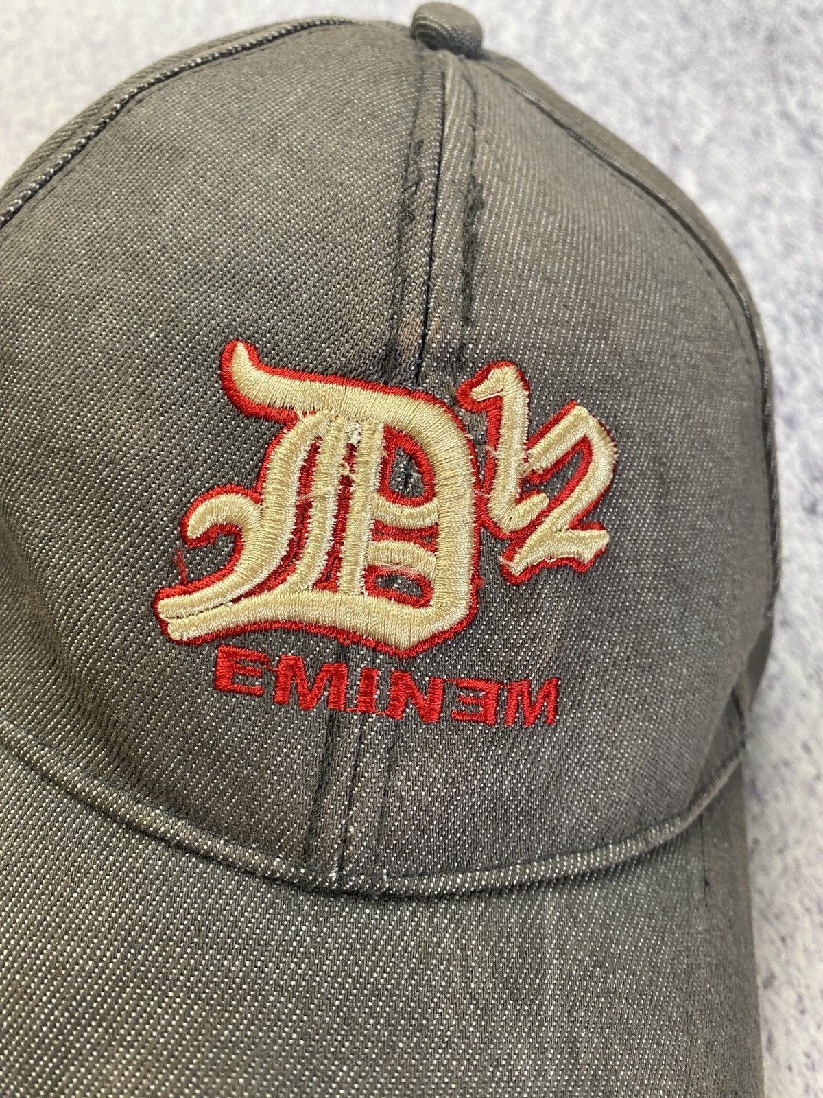 Vintage Vintage 00s Y2k Eminem D12 Slim Shady Cap Hat Size ONE SIZE - 5 Thumbnail