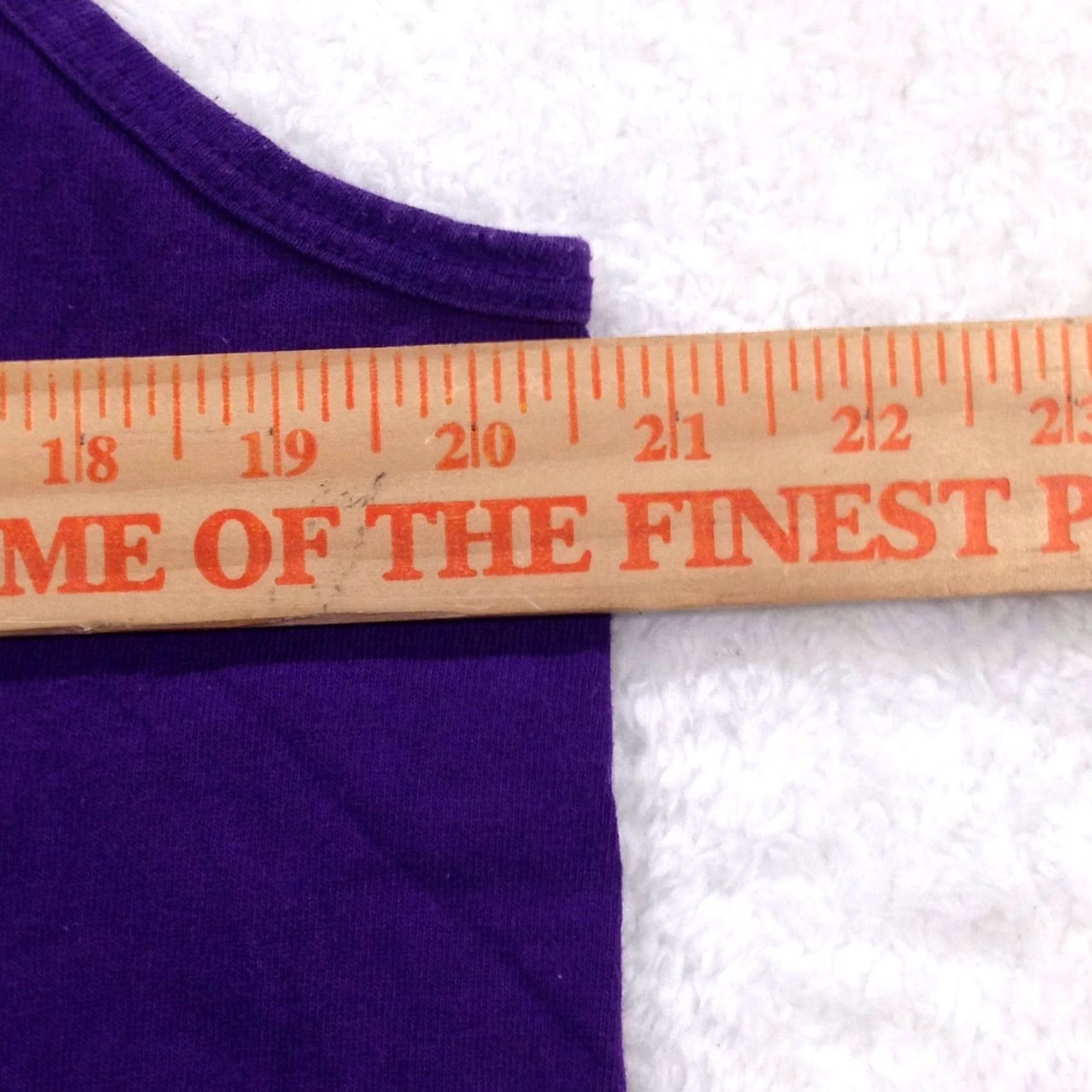 Vintage VINTAGE Busch Gardens T-Shirt M Men Purple 90s 80s Beach Amusement Park Virginia Tank Top Shirt Size US M / EU 48-50 / 2 - 7 Thumbnail