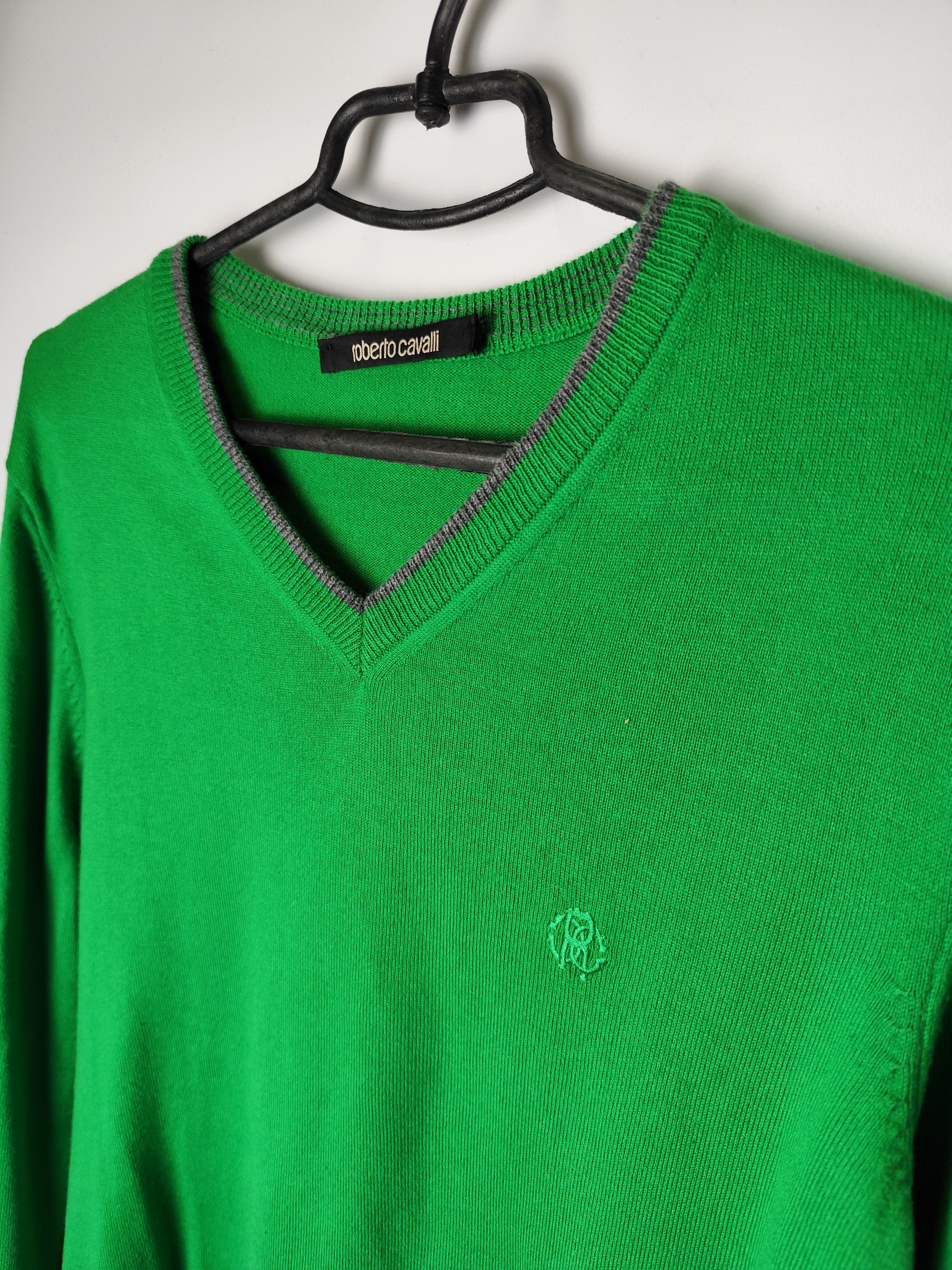 Just Cavalli Vintage luxury designer Roberto Cavalli sweater Size US L / EU 52-54 / 3 - 2 Thumbnail