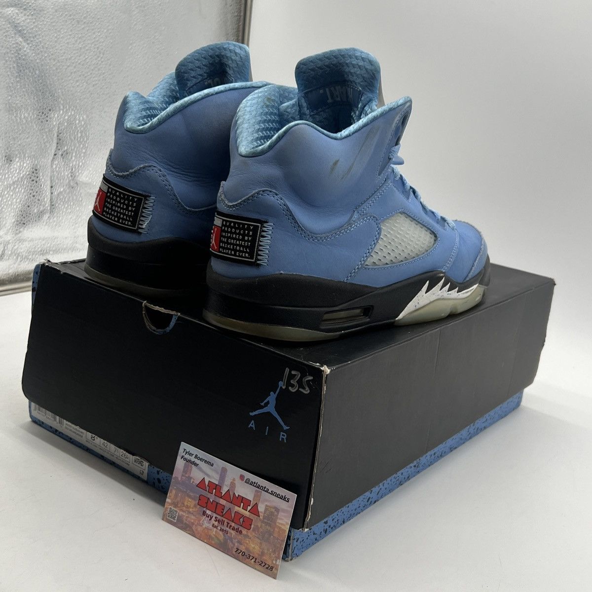 Jordan Brand Air Jordan 5 unc Size US 8.5 / EU 41-42 - 6 Thumbnail