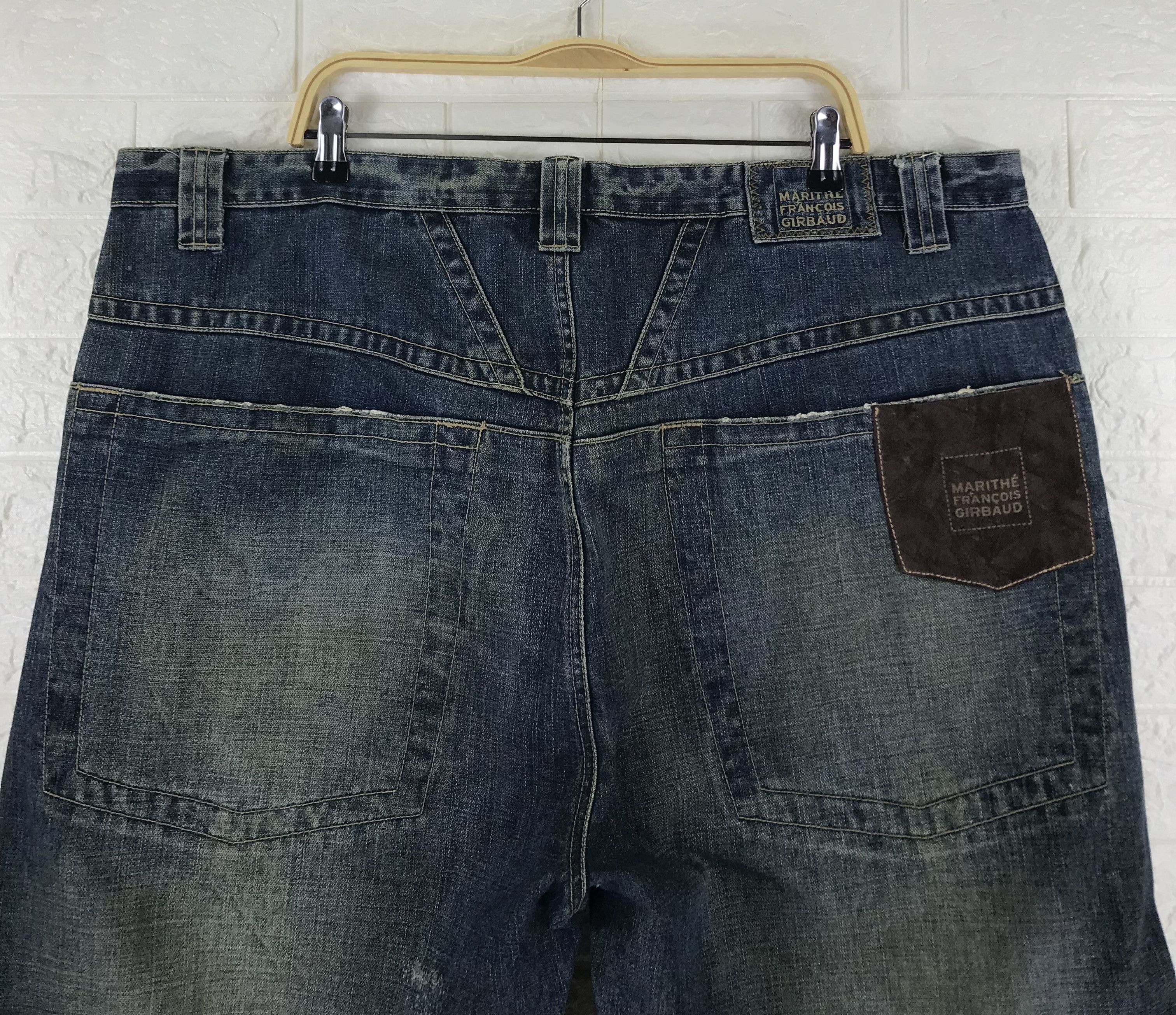 Marithe + Francois Girbaud Vintage Marithe Francois Firbaud Wide Baggy Jeans Size US 42 / EU 58 - 2 Thumbnail