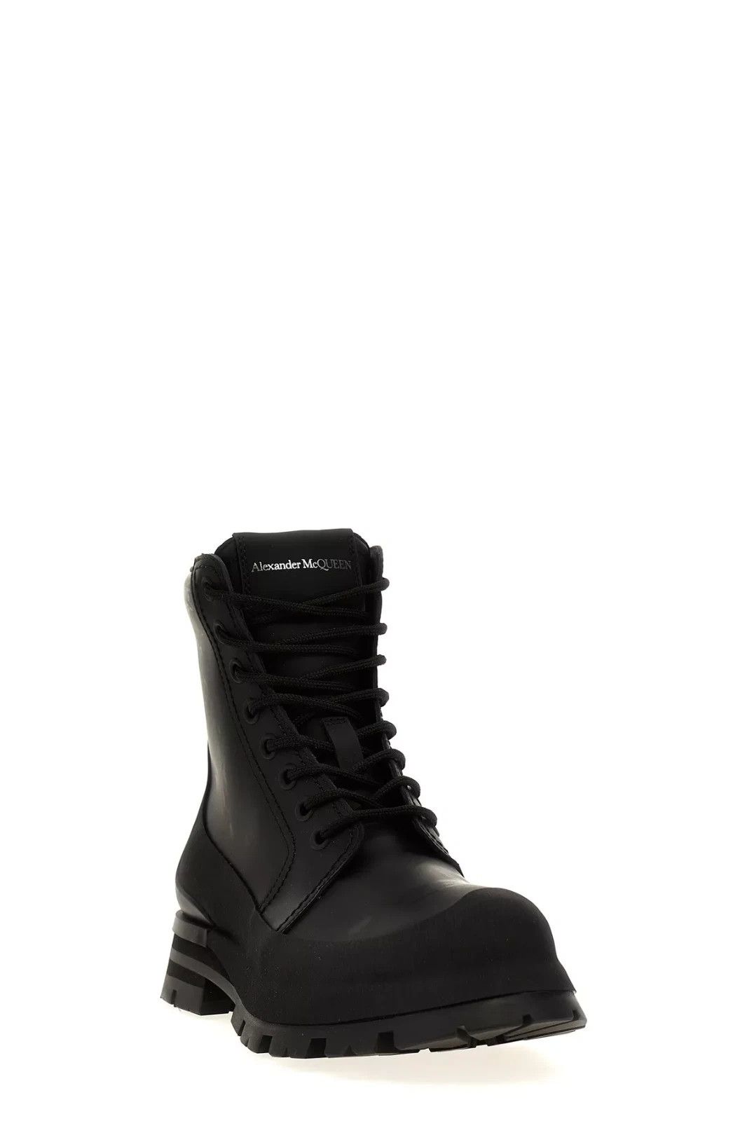 Alexander McQueen ALEXANDER MCQUEEN Men's Black Leather Boots New & Authentic Size US 6 / EU 39 - 2 Thumbnail