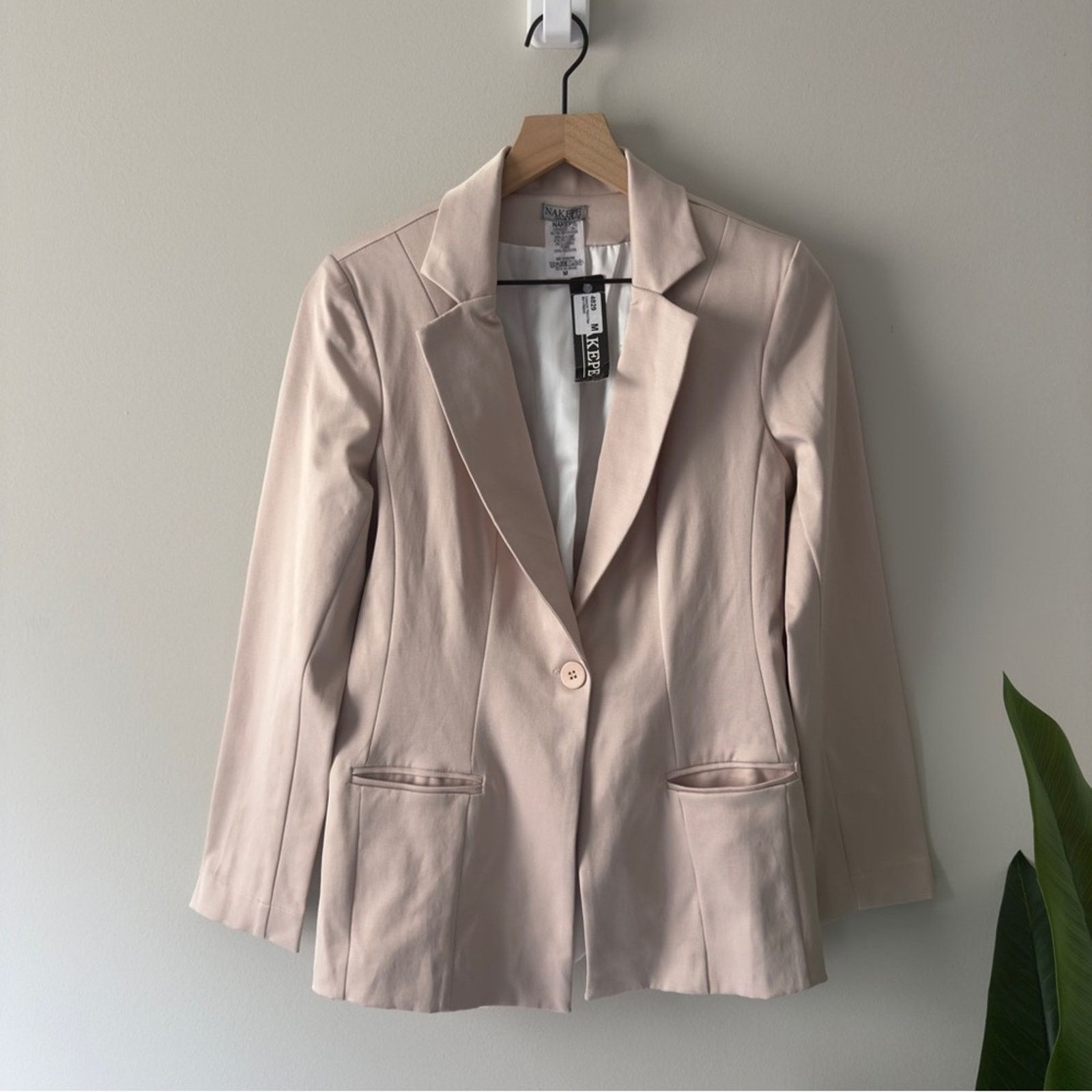 Other NWT Nakepe Blazer Single Button Front Long Sleeve Collar M Size M / US 6-8 / IT 42-44 - 2 Thumbnail