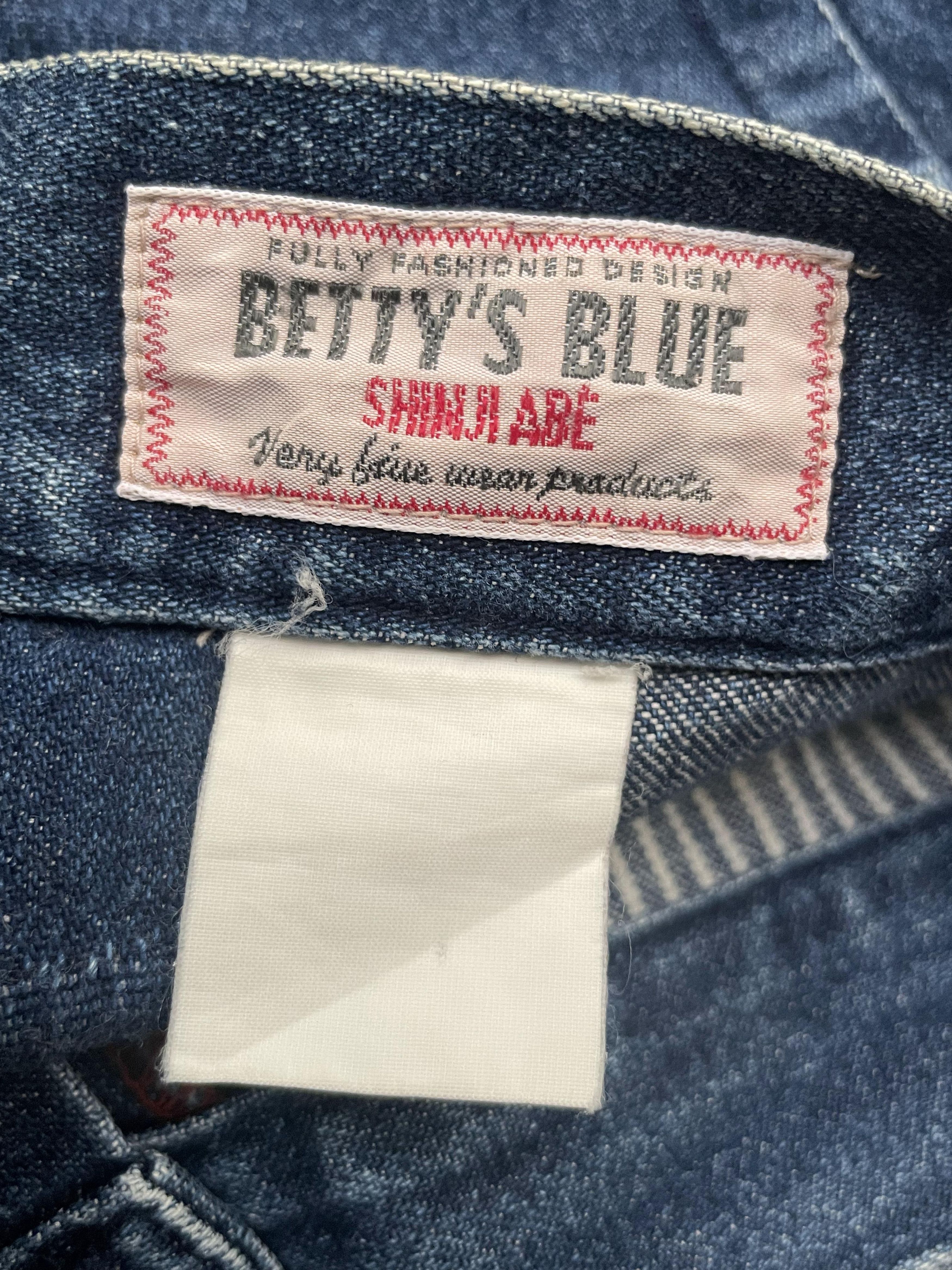 Japanese Brand Vintage Flare Betty Blue Shinji Abe Custom Denim Size 29" - 8 Thumbnail