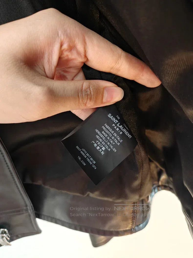 Saint Laurent Paris Saint Laurent Paris Sheepskin Leather Jacket Size M / US 6-8 / IT 42-44 - 8 Thumbnail