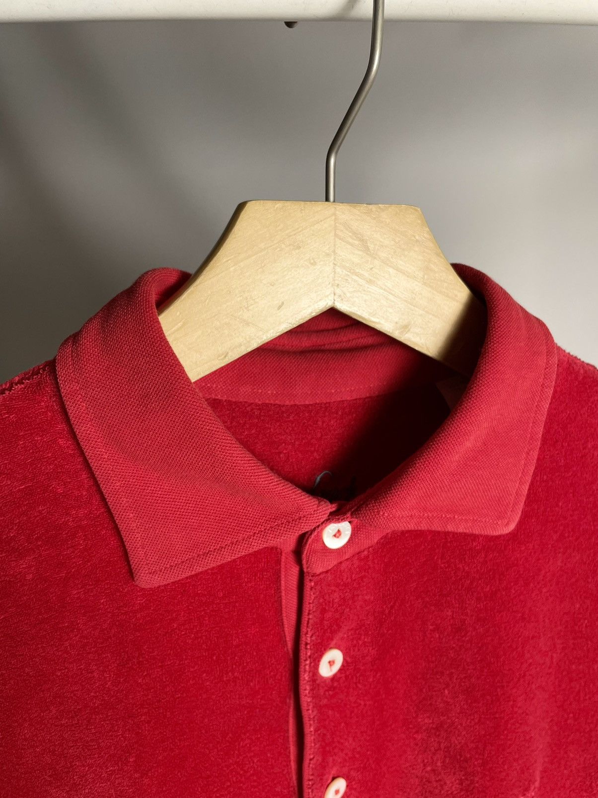 Lacoste × Vintage 🌹RARE🌹 Van Laack Red terry golf luxury Polo T-Shirt tee Size US M / EU 48-50 / 2 - 5 Thumbnail