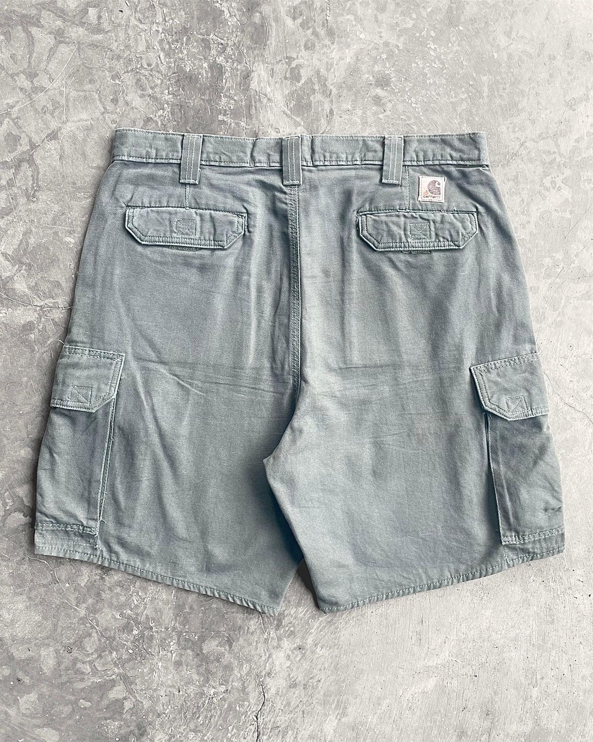 Carhartt VINTAGE DARKMOS CARHARTT SHORT CARGO PANT B182-DMS Size US 36 / EU 52 - 1 Thumbnail