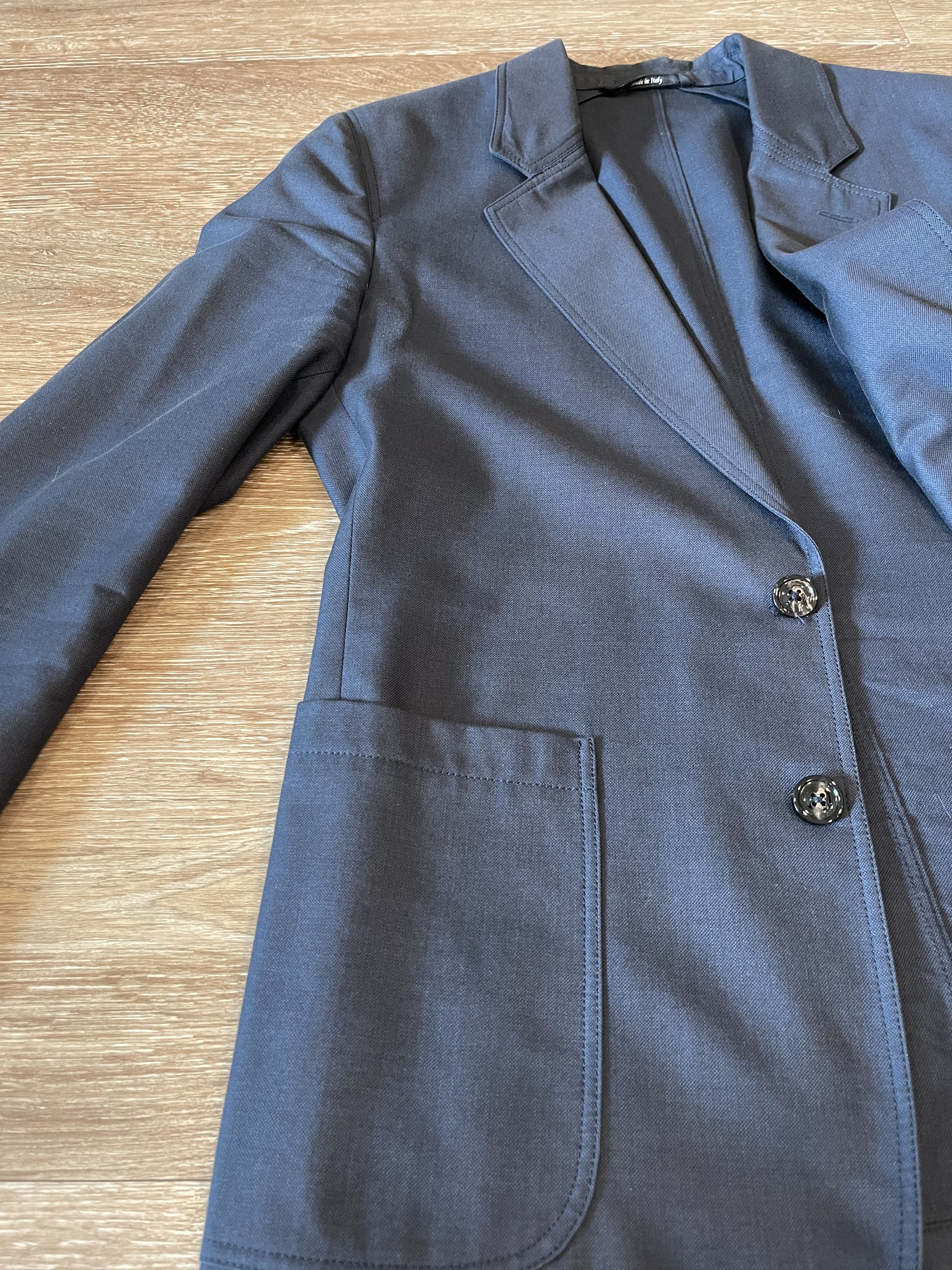 Maison Margiela MAISON MARTIN MARGIELA - NAVY WOOL JACKET Size US M / EU 48-50 / 2 - 3 Thumbnail
