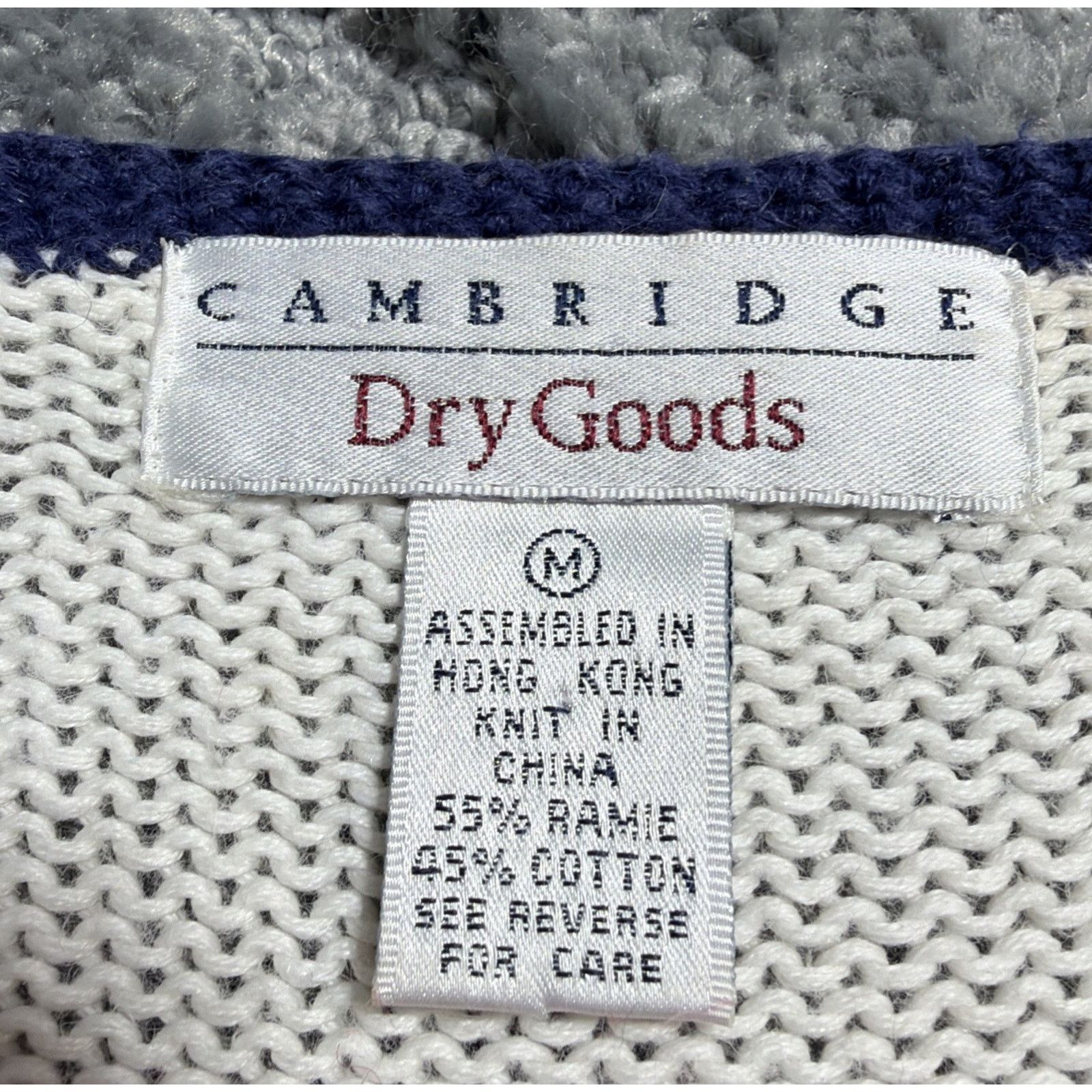 Other Vintage Cambridge Dry Goods Knit Cardigan Womens M Elephant Size M / US 6-8 / IT 42-44 - 3 Thumbnail